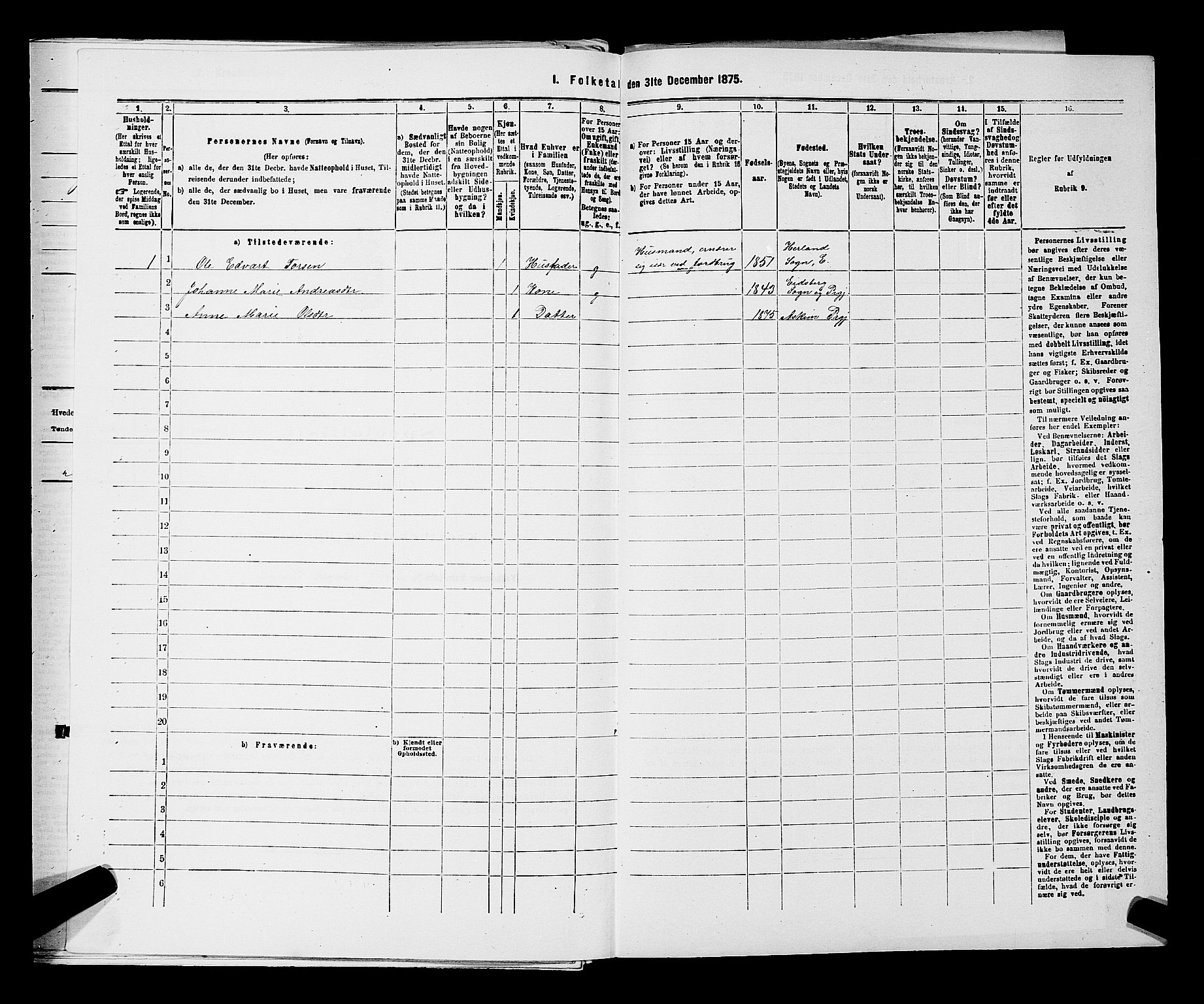 RA, 1875 census for 0124P Askim, 1875, p. 277