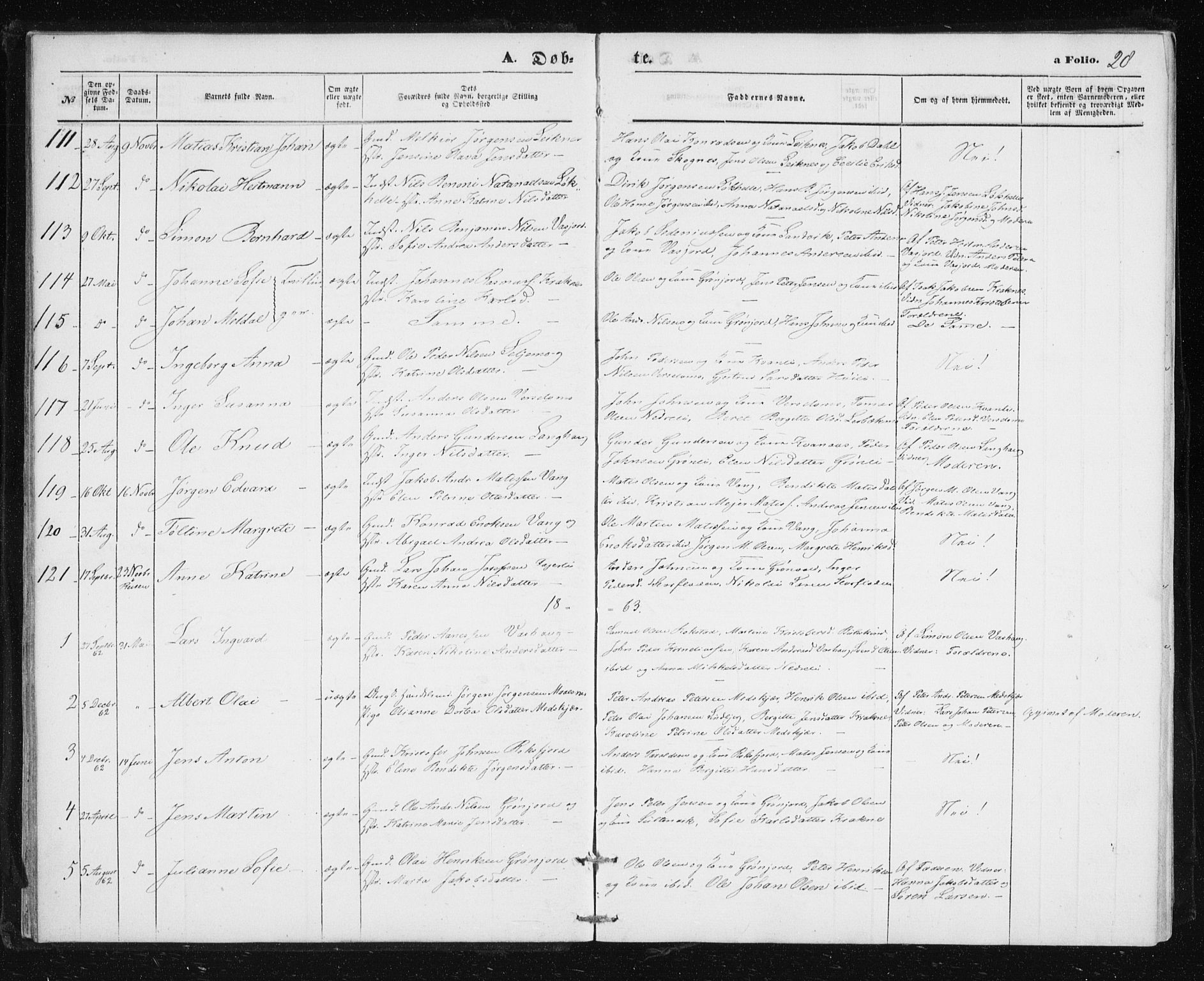 Lenvik sokneprestembete, SATØ/S-1310/H/Ha/Hab/L0004klokker: Parish register (copy) no. 4, 1859-1869, p. 28