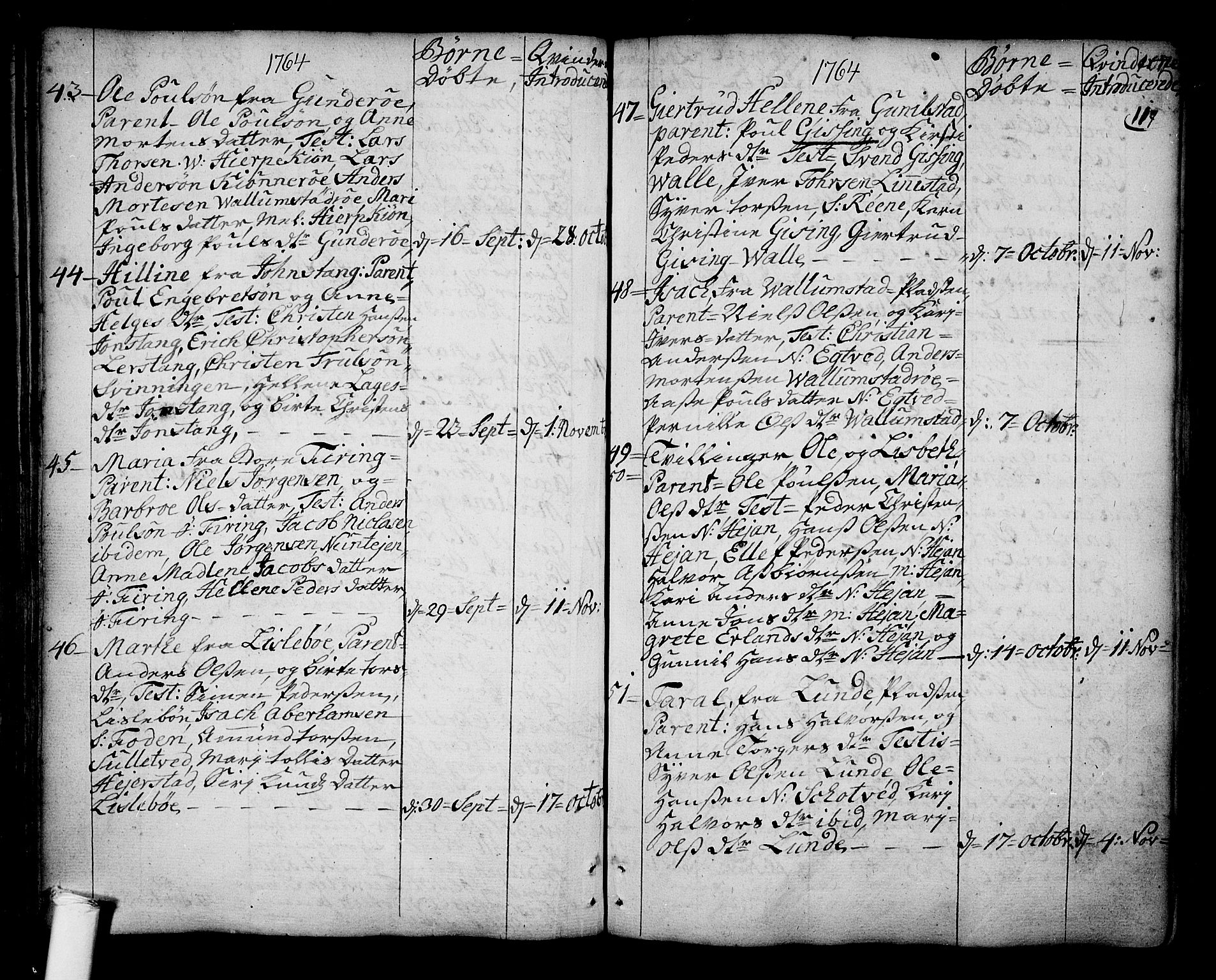 Ramnes kirkebøker, AV/SAKO-A-314/F/Fa/L0001: Parish register (official) no. I 1, 1732-1774, p. 117