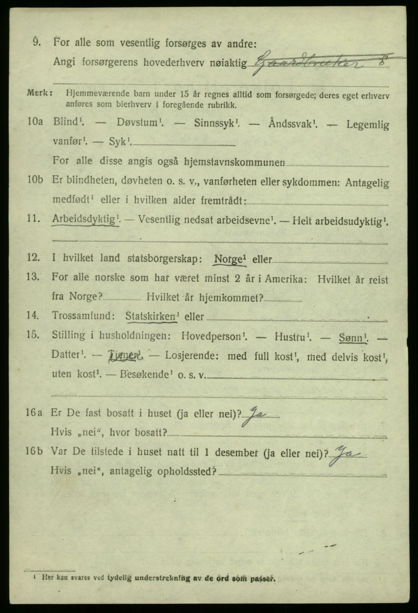 SAB, 1920 census for Sør-Vågsøy, 1920, p. 589