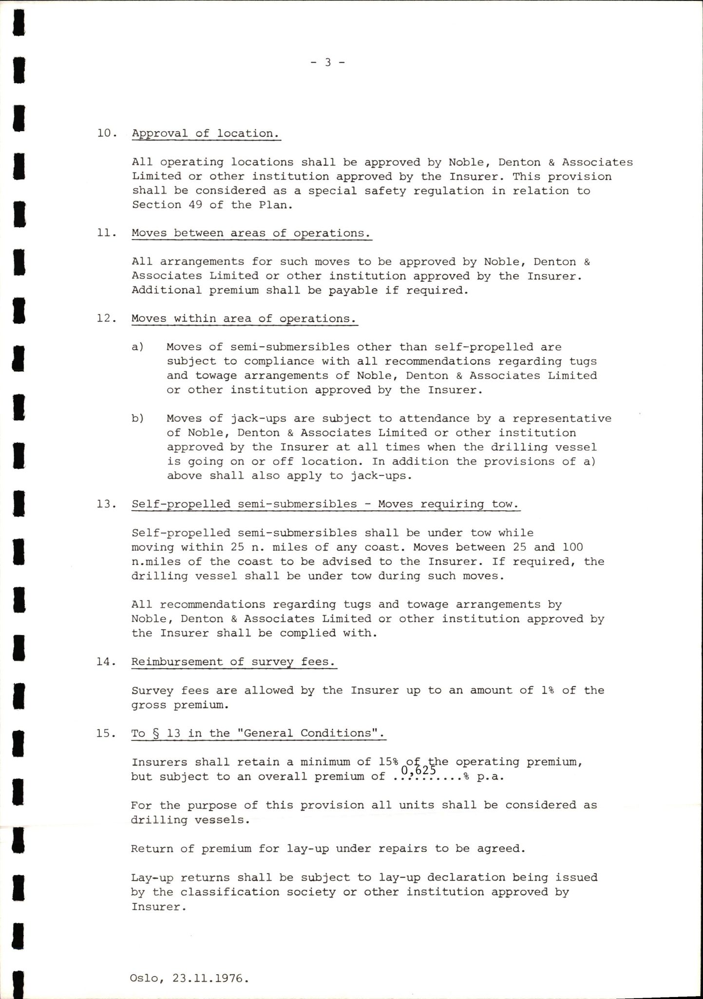 Pa 1503 - Stavanger Drilling AS, AV/SAST-A-101906/2/E/Ec/Eca/L0009: Forsikring, 1975-1980