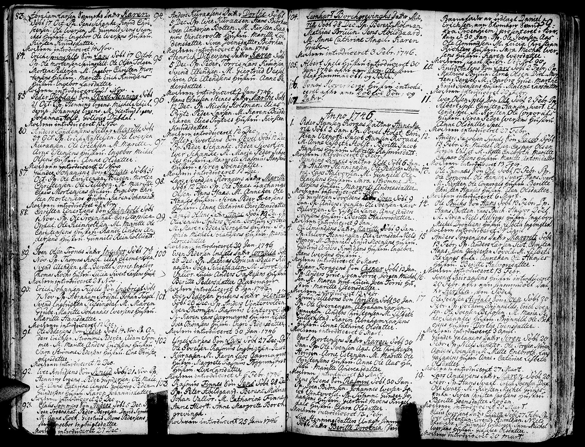 Ministerialprotokoller, klokkerbøker og fødselsregistre - Sør-Trøndelag, SAT/A-1456/681/L0925: Parish register (official) no. 681A03, 1727-1766, p. 59