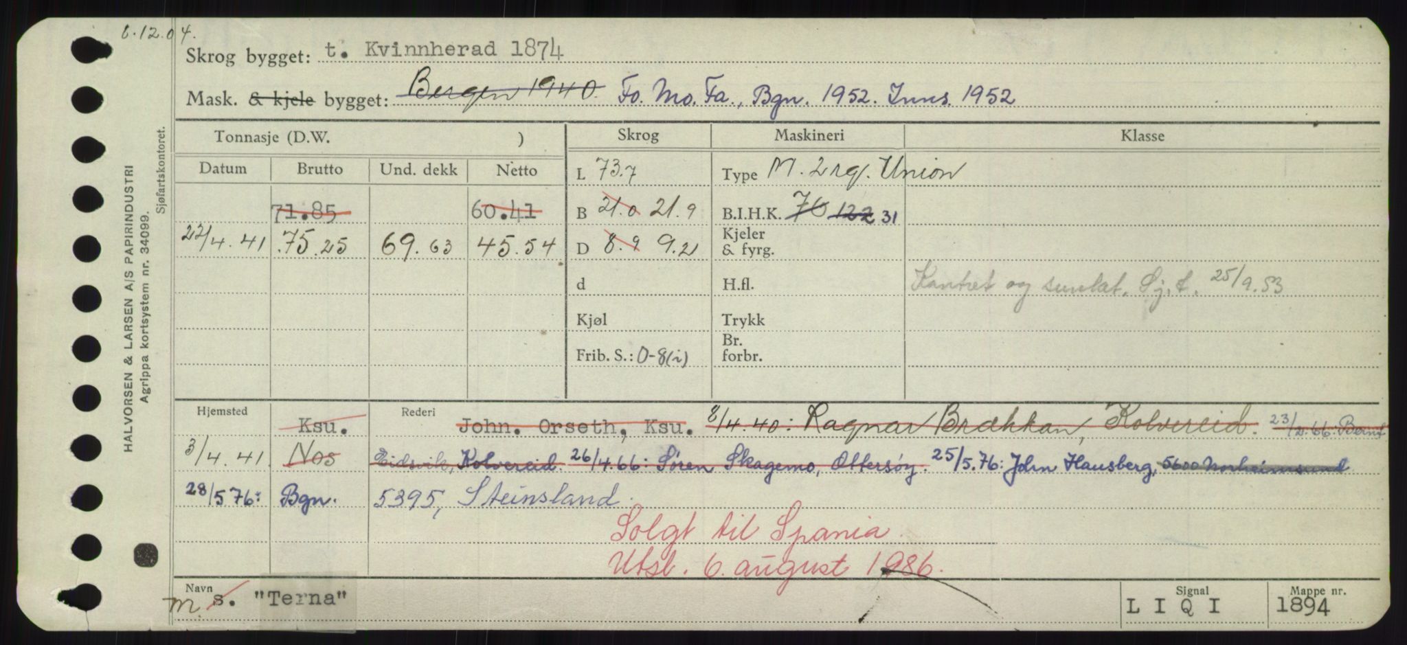 Sjøfartsdirektoratet med forløpere, Skipsmålingen, RA/S-1627/H/Hd/L0038: Fartøy, T-Th, p. 473