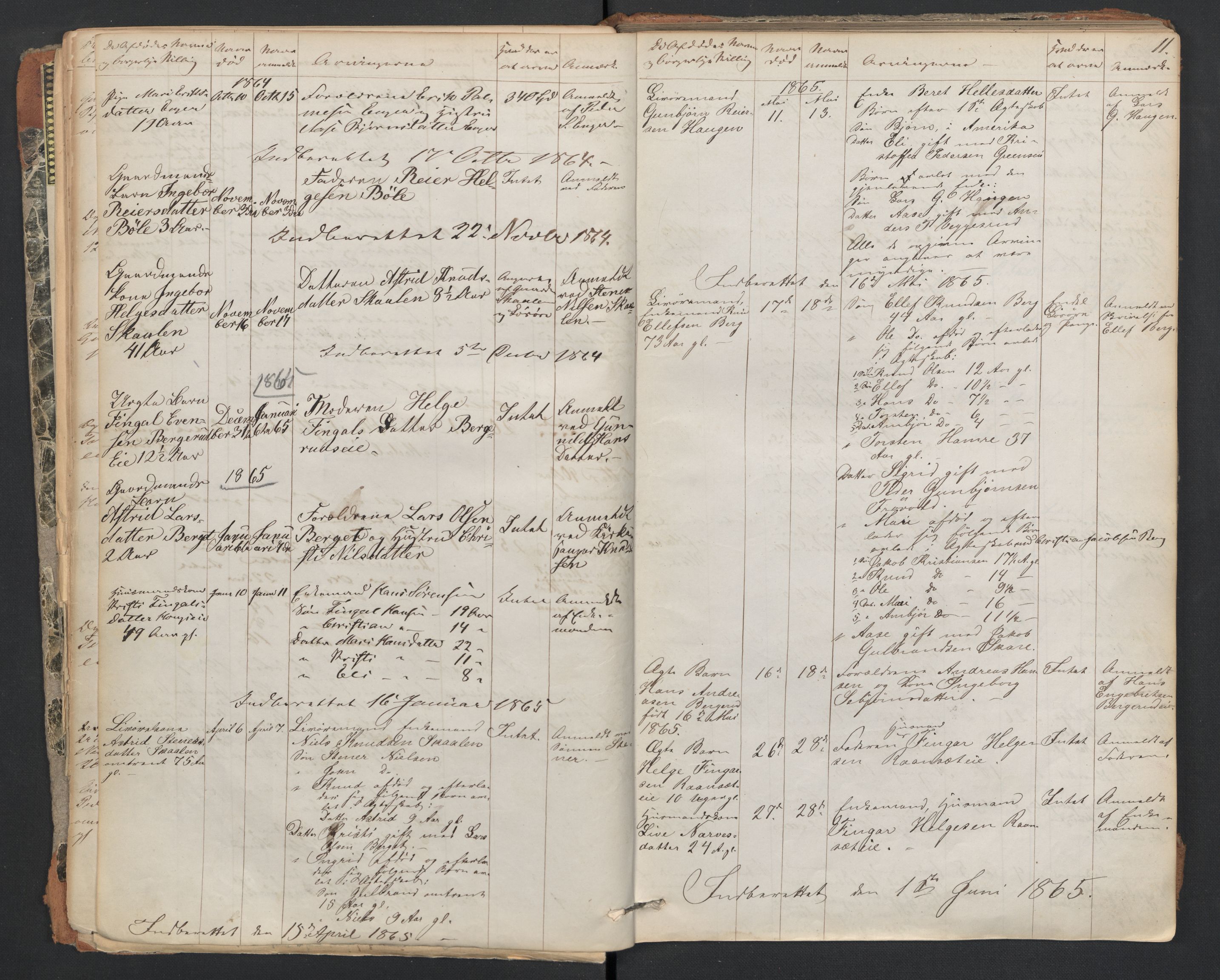 Eggedal lensmannskontor, SAKO/A-528/H/Ha/L0001: Dødsfallsprotokoll, 1860-1941, p. 11