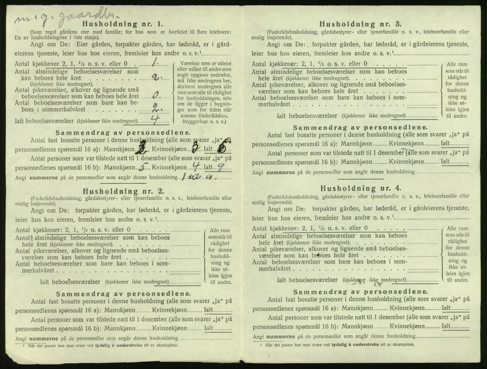 SAT, 1920 census for Sykkylven, 1920, p. 48