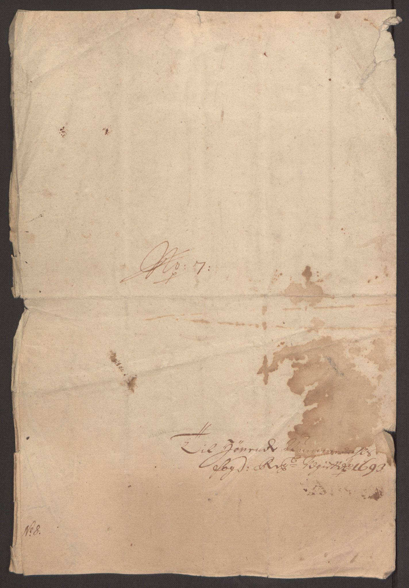 Rentekammeret inntil 1814, Reviderte regnskaper, Fogderegnskap, AV/RA-EA-4092/R64/L4424: Fogderegnskap Namdal, 1692-1695, p. 330