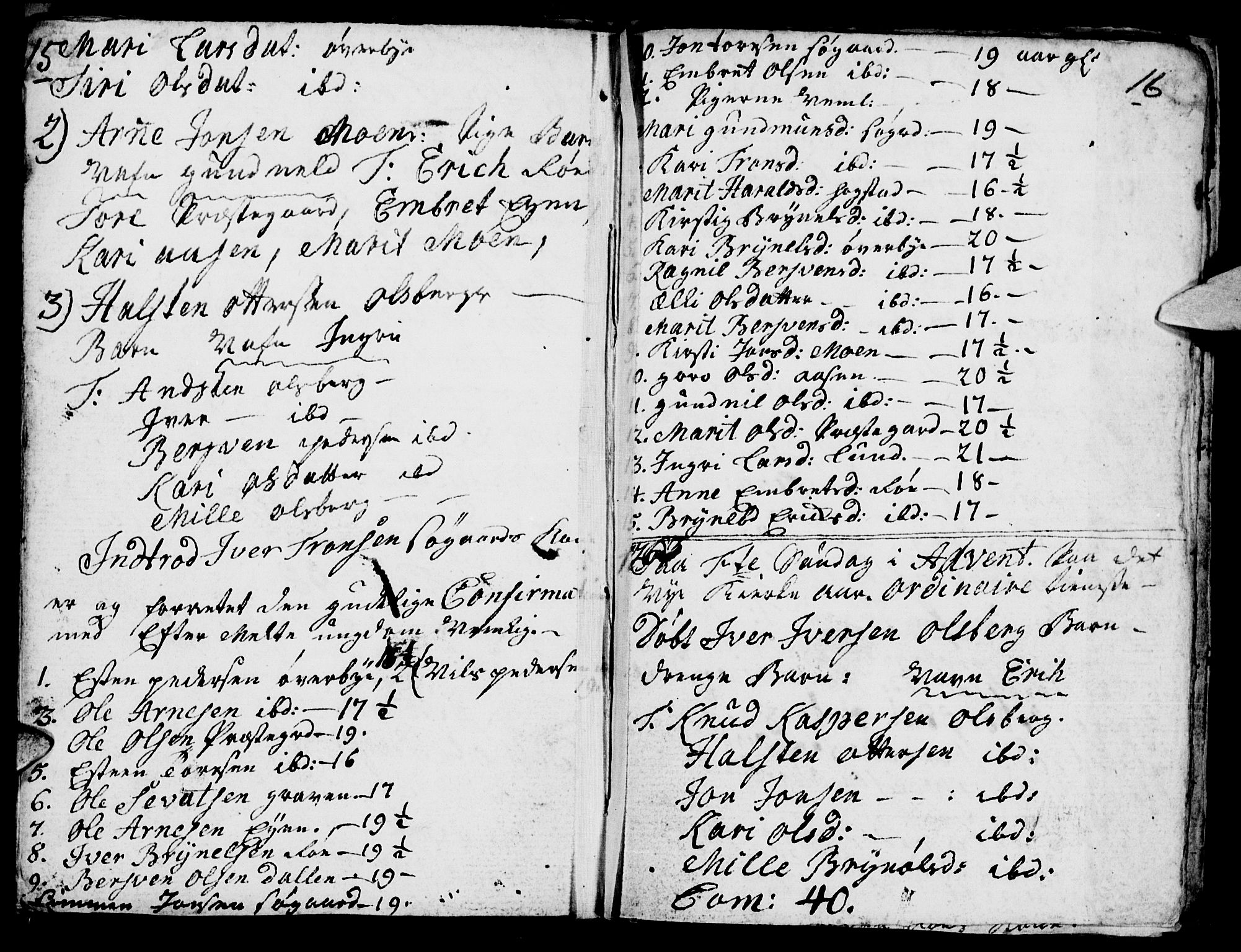 Tynset prestekontor, AV/SAH-PREST-058/H/Ha/Haa/L0005: Parish register (official) no. 5, 1761-1776, p. 15-16