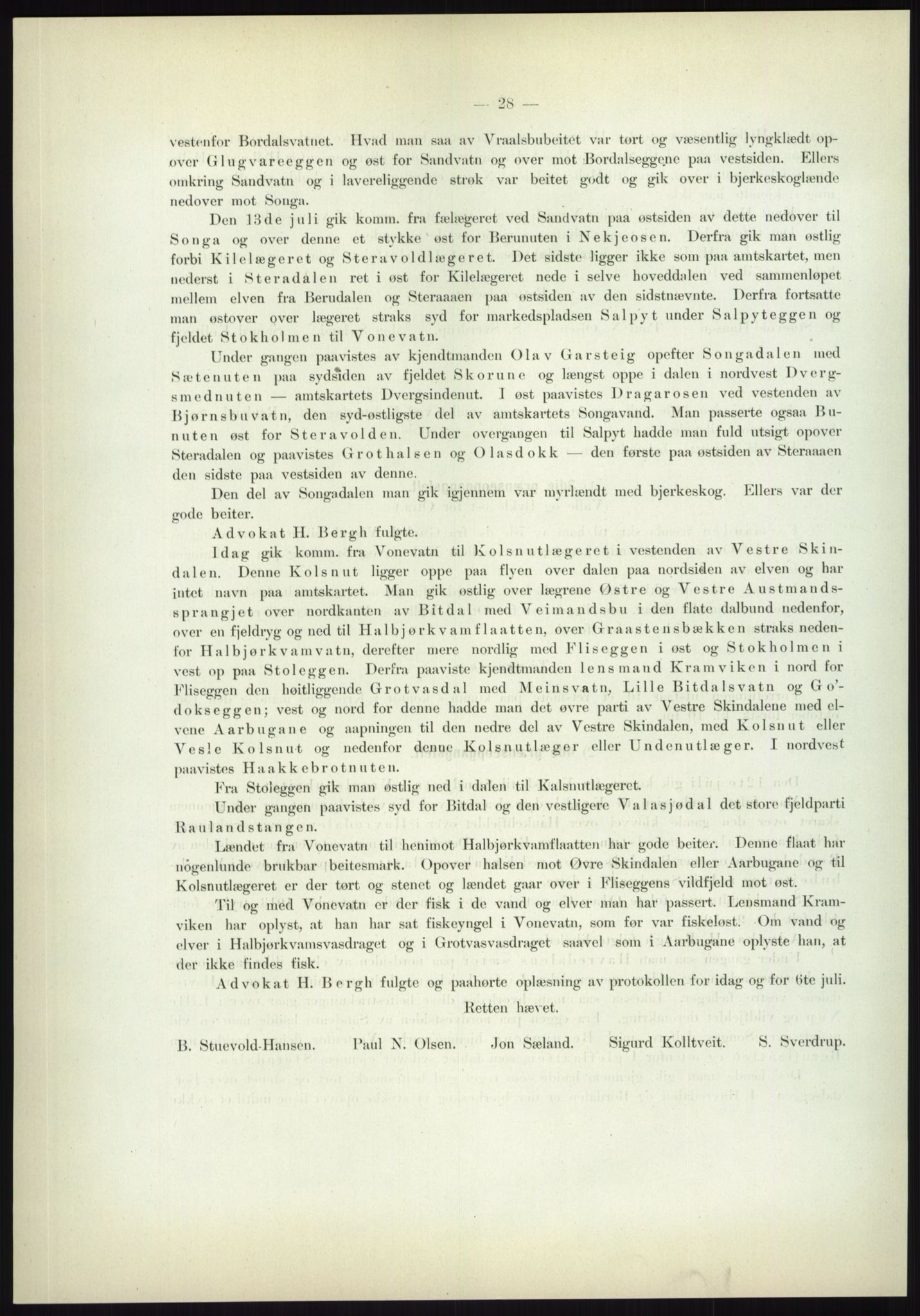 Høyfjellskommisjonen, AV/RA-S-1546/X/Xa/L0001: Nr. 1-33, 1909-1953, p. 1313