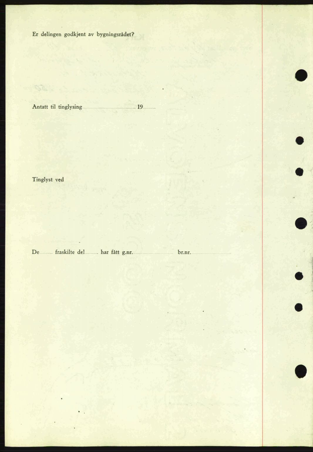Nordre Sunnmøre sorenskriveri, SAT/A-0006/1/2/2C/2Ca: Mortgage book no. A7, 1939-1939, Diary no: : 1602/1939