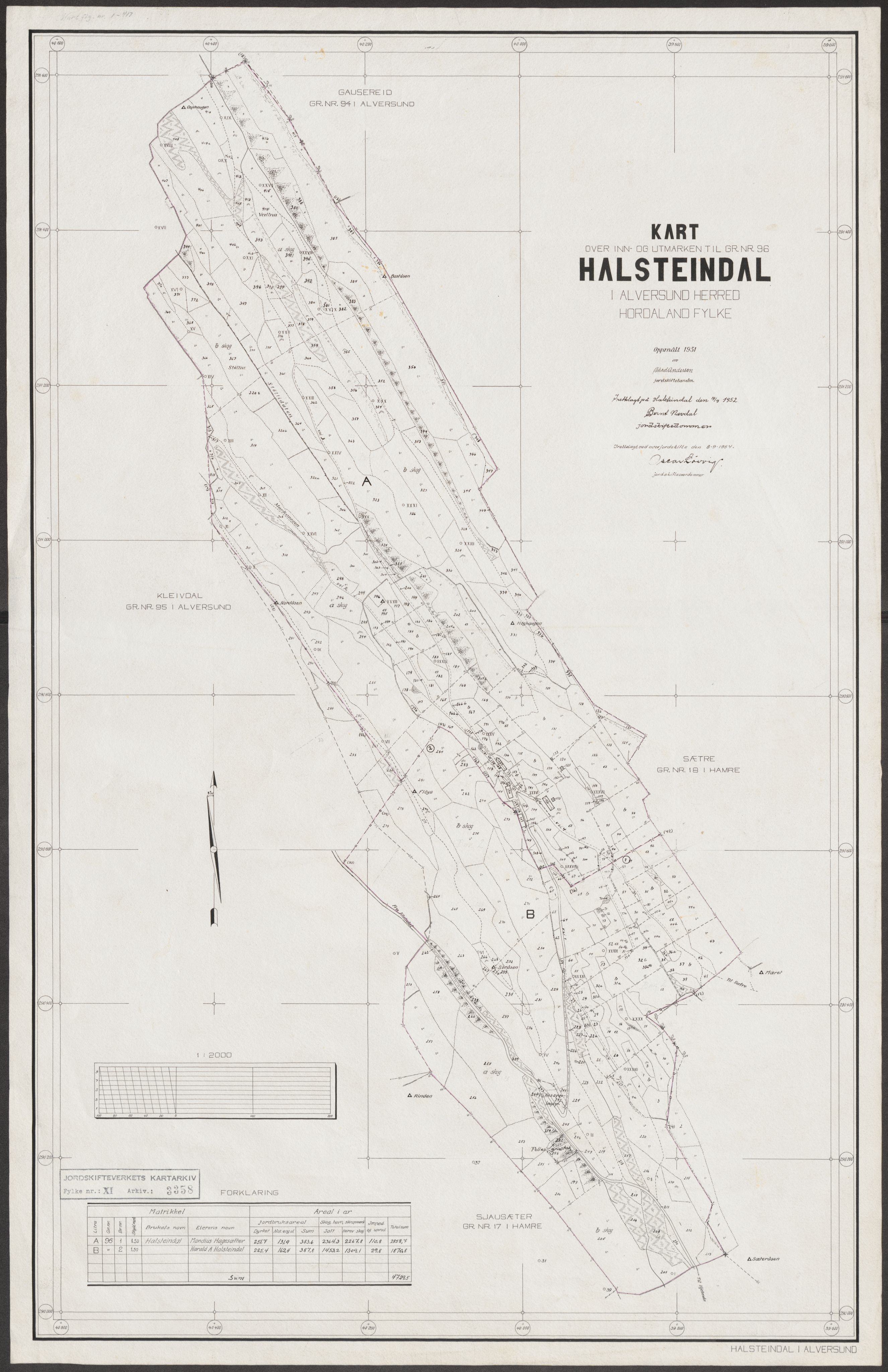 Jordskifteverkets kartarkiv, RA/S-3929/T, 1859-1988, p. 3830