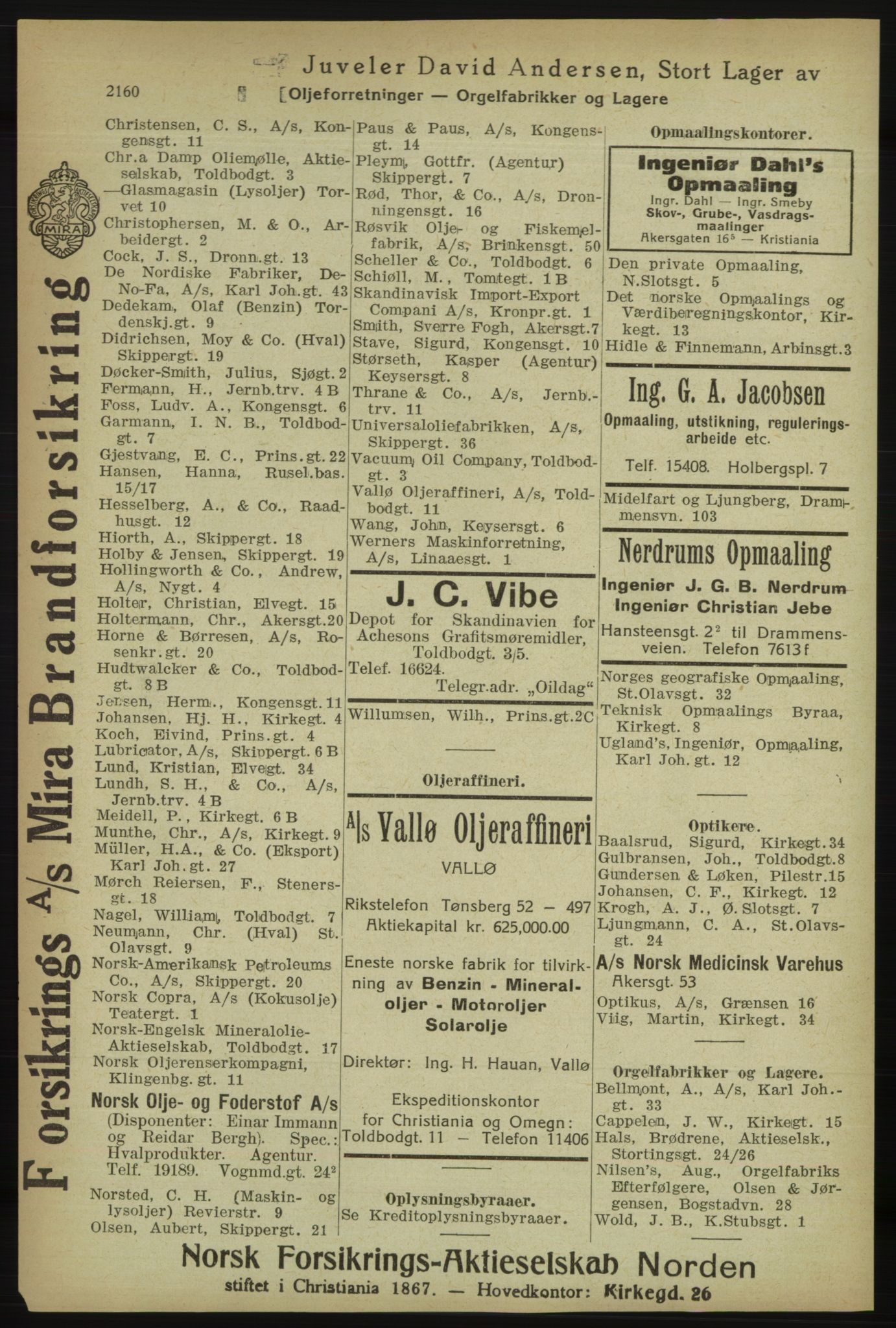 Kristiania/Oslo adressebok, PUBL/-, 1918, p. 2313