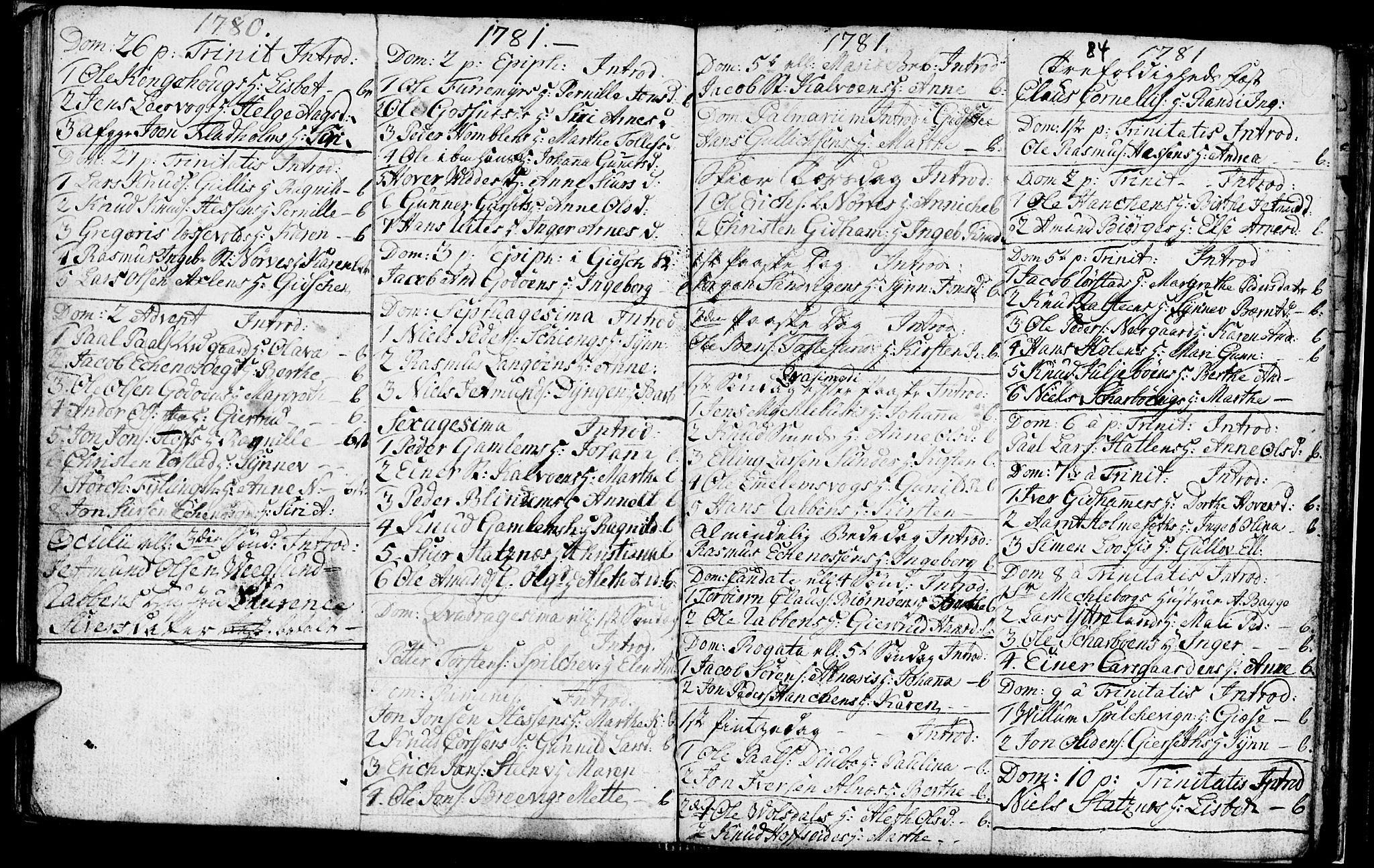 Ministerialprotokoller, klokkerbøker og fødselsregistre - Møre og Romsdal, AV/SAT-A-1454/528/L0420: Parish register (copy) no. 528C01, 1764-1784, p. 84