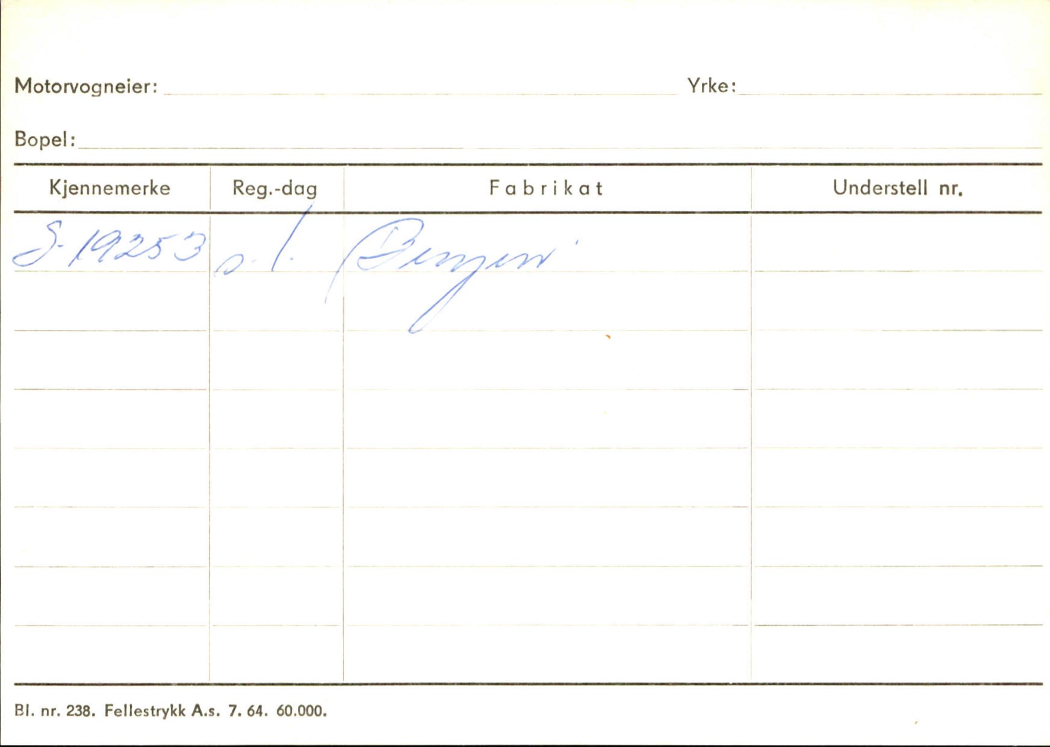 Statens vegvesen, Sogn og Fjordane vegkontor, SAB/A-5301/4/F/L0131: Eigarregister Høyanger P-Å. Stryn S-Å, 1945-1975, p. 658