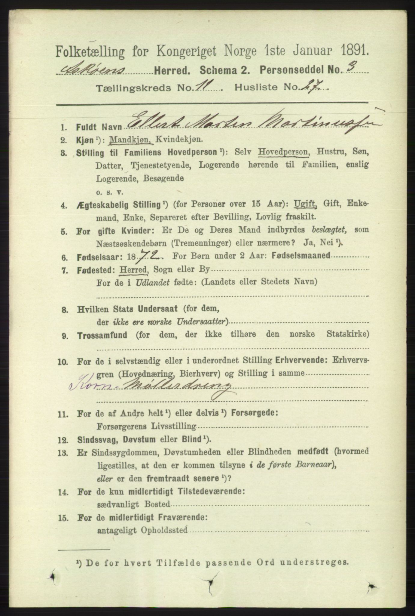 RA, 1891 census for 1247 Askøy, 1891, p. 7435