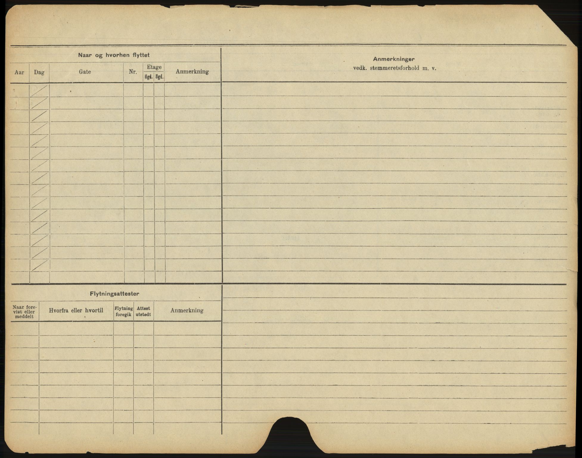 Trondheim folkeregister, SAT/A-1608/1/F/Fc/L0001: Utvandrede, 1917-1919