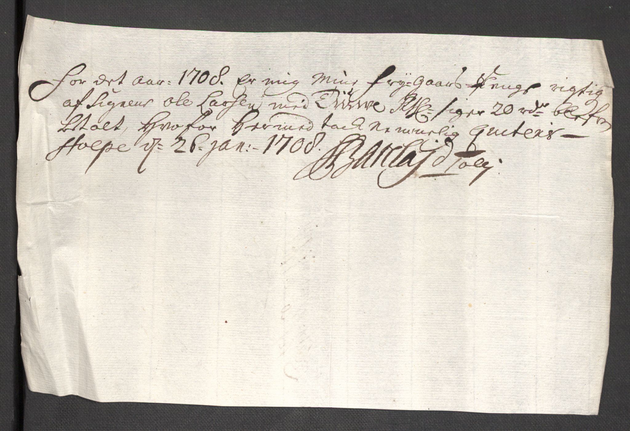 Rentekammeret inntil 1814, Reviderte regnskaper, Fogderegnskap, AV/RA-EA-4092/R48/L2985: Fogderegnskap Sunnhordland og Hardanger, 1708, p. 247