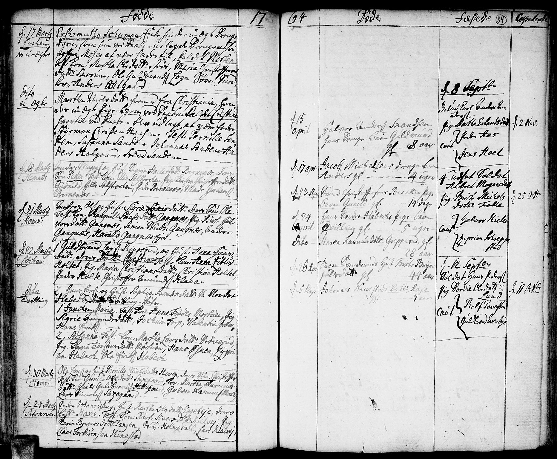 Høland prestekontor Kirkebøker, AV/SAO-A-10346a/F/Fa/L0004: Parish register (official) no. I 4, 1757-1780, p. 84