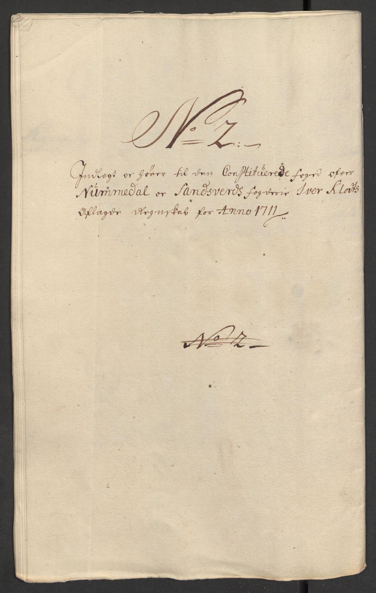 Rentekammeret inntil 1814, Reviderte regnskaper, Fogderegnskap, RA/EA-4092/R24/L1586: Fogderegnskap Numedal og Sandsvær, 1711, p. 37