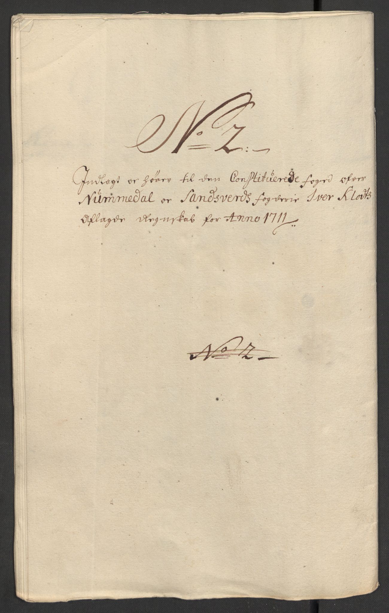 Rentekammeret inntil 1814, Reviderte regnskaper, Fogderegnskap, AV/RA-EA-4092/R24/L1586: Fogderegnskap Numedal og Sandsvær, 1711, p. 37