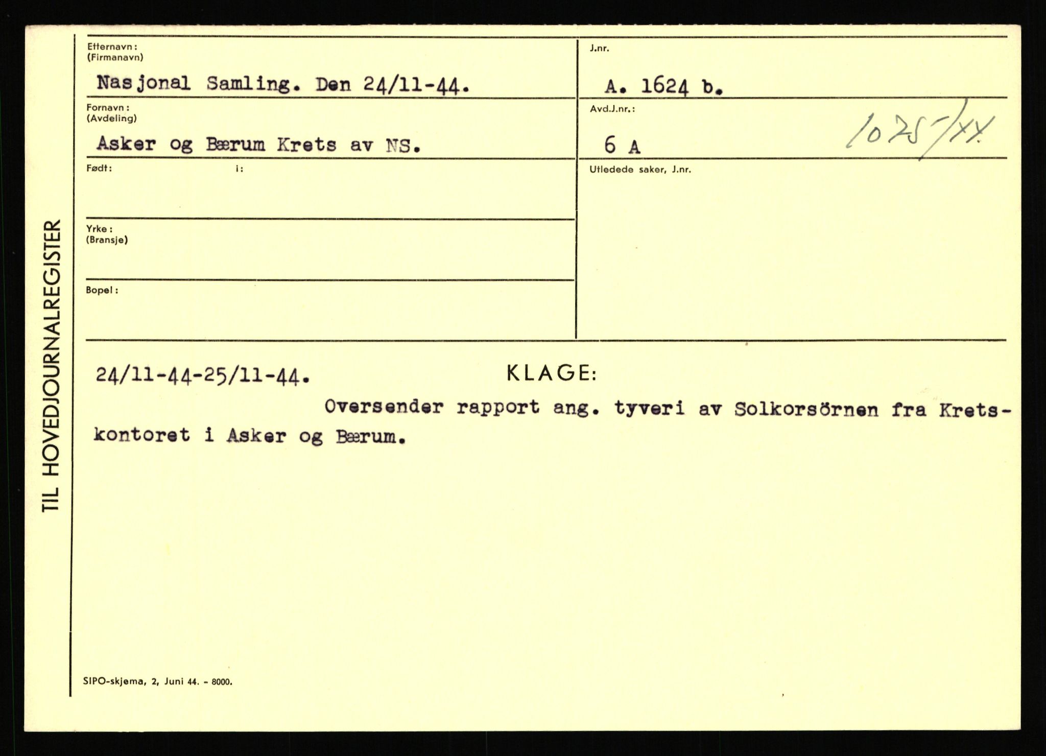 Statspolitiet - Hovedkontoret / Osloavdelingen, AV/RA-S-1329/C/Ca/L0011: Molberg - Nøstvold, 1943-1945, p. 1232