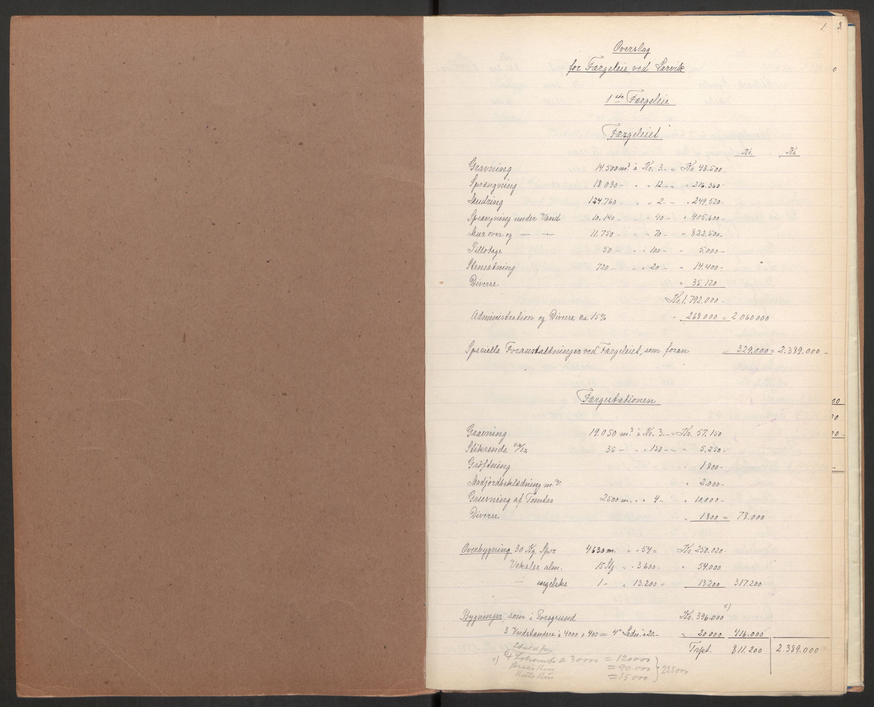 Norges Statsbaner, Baneavdelingen B, AV/RA-S-1619/1/F/Fa/L0042: NORGE-JYLLAND, 1920, p. 41