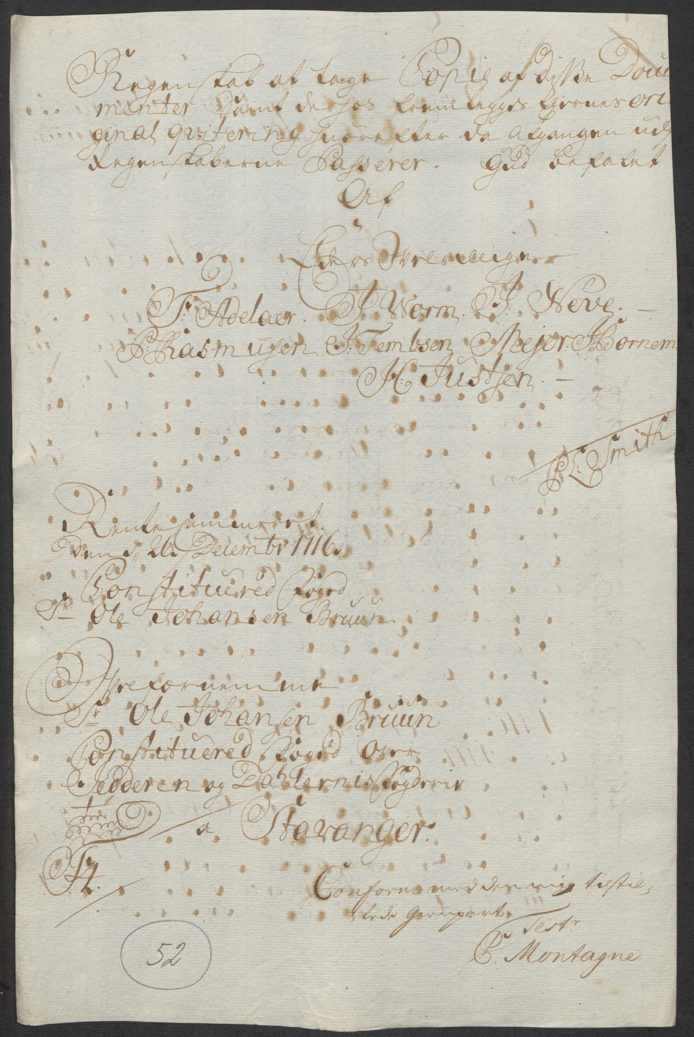 Rentekammeret inntil 1814, Reviderte regnskaper, Fogderegnskap, AV/RA-EA-4092/R46/L2742: Fogderegnskap Jæren og Dalane, 1717, p. 194