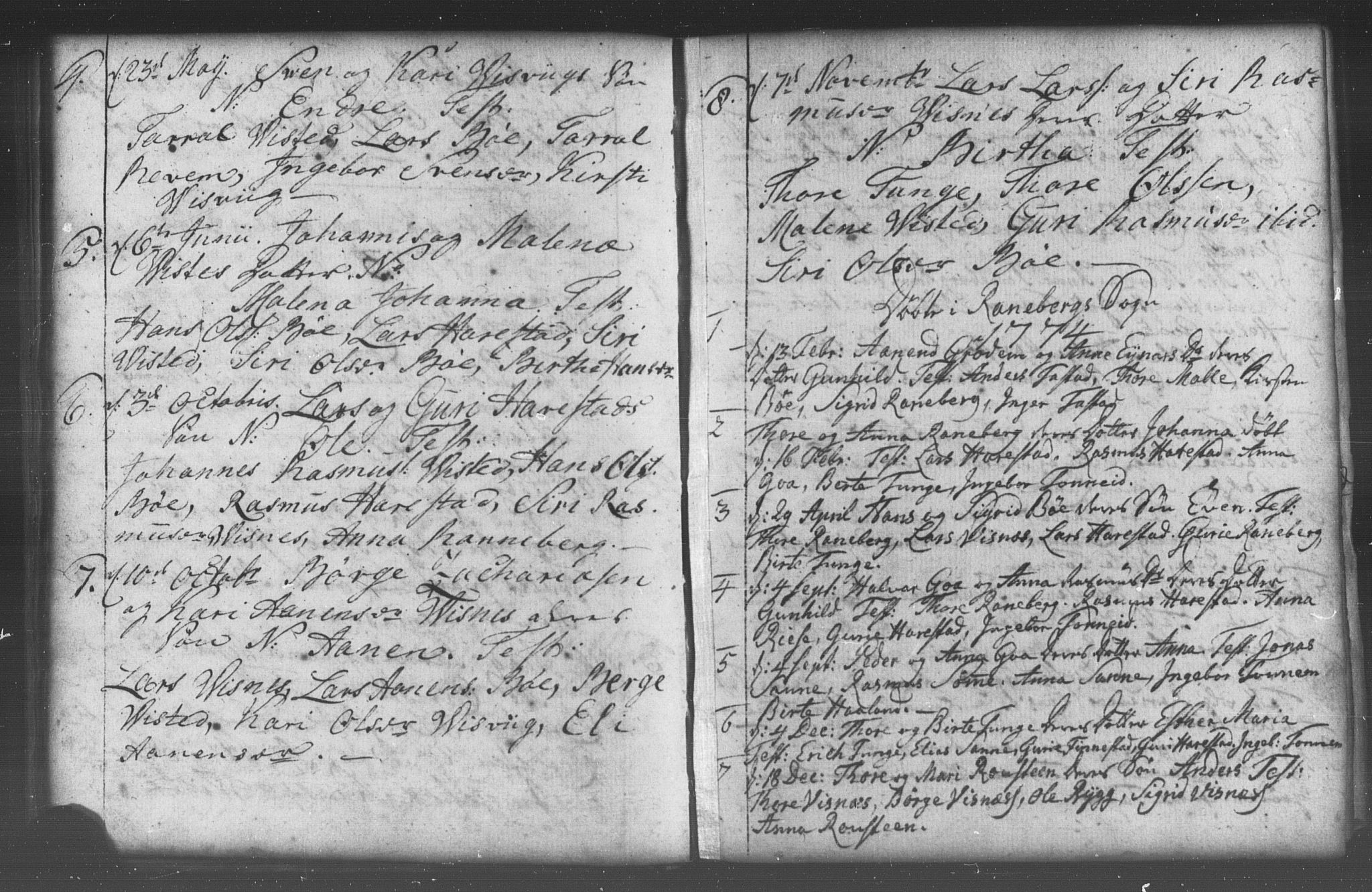 Domkirken sokneprestkontor, AV/SAST-A-101812/001/30/30BB/L0005: Parish register (copy) no. B 5 /2, 1760-1781