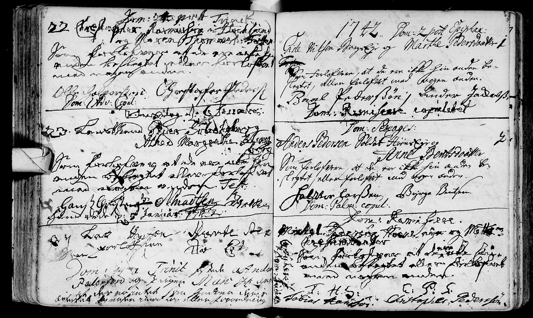 Eiker kirkebøker, AV/SAKO-A-4/F/Fa/L0005: Parish register (official) no. I 5 /1, 1705-1759