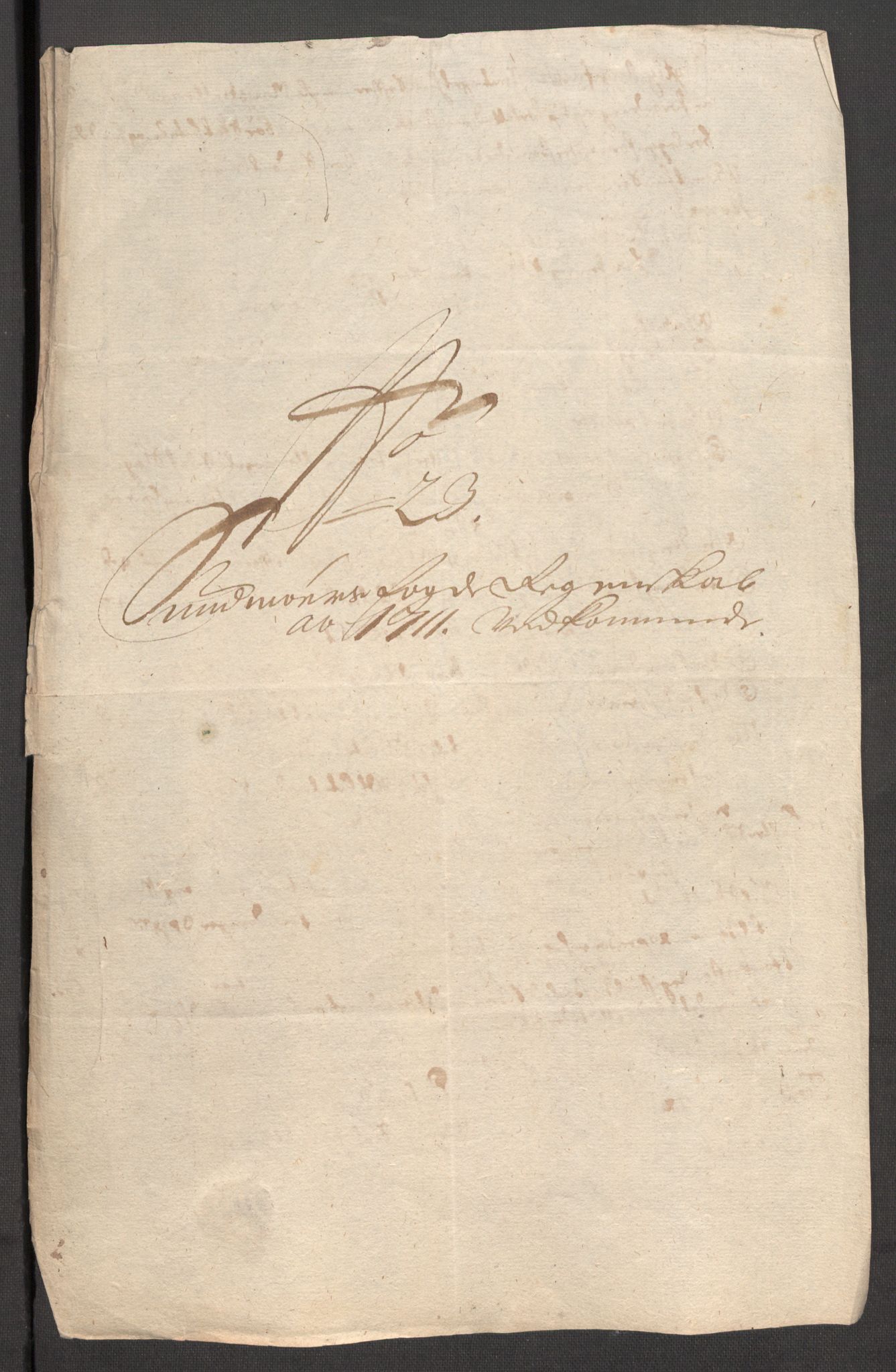 Rentekammeret inntil 1814, Reviderte regnskaper, Fogderegnskap, AV/RA-EA-4092/R54/L3564: Fogderegnskap Sunnmøre, 1711, p. 373