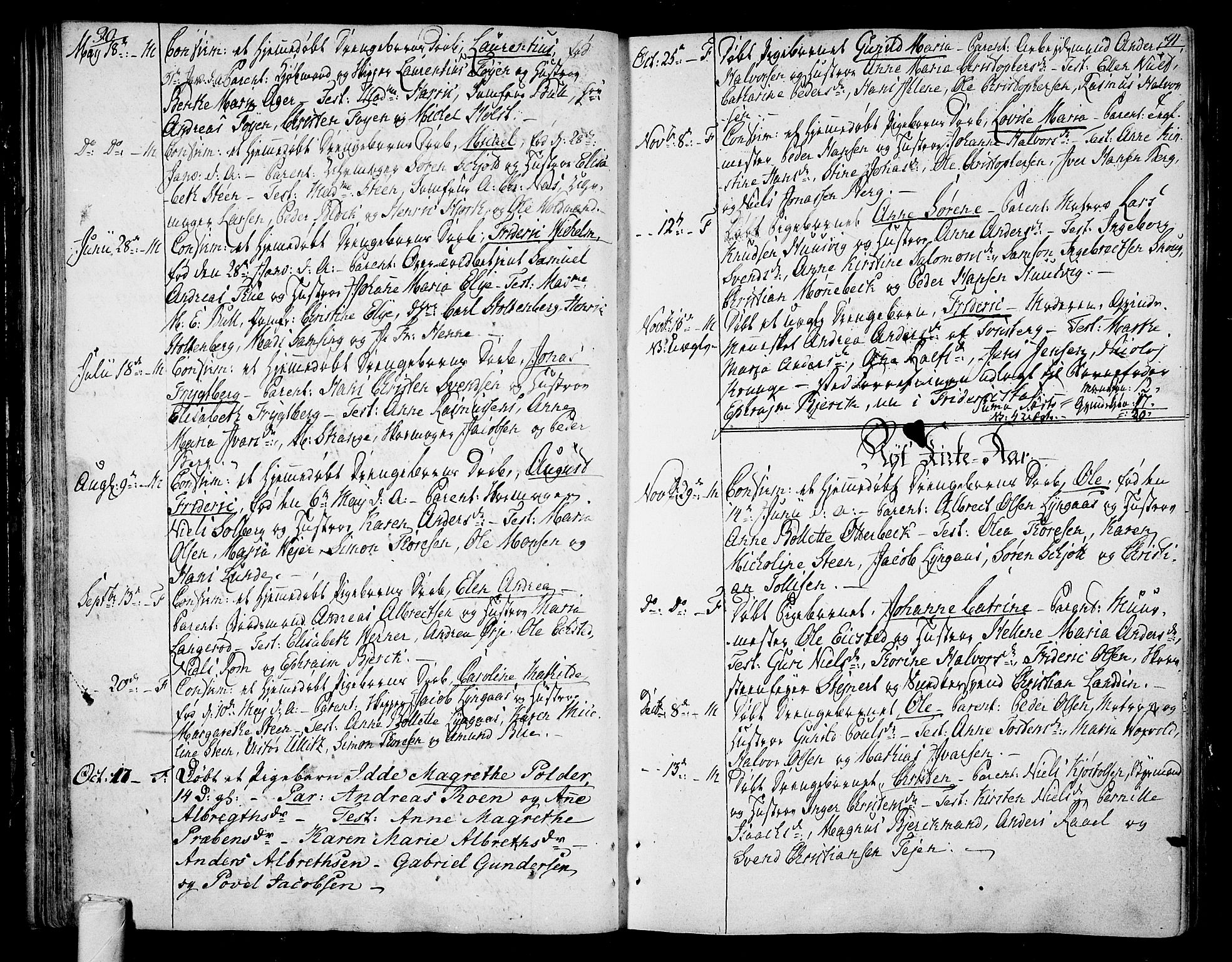 Tønsberg kirkebøker, SAKO/A-330/F/Fa/L0003: Parish register (official) no. I 3, 1797-1814, p. 90-91