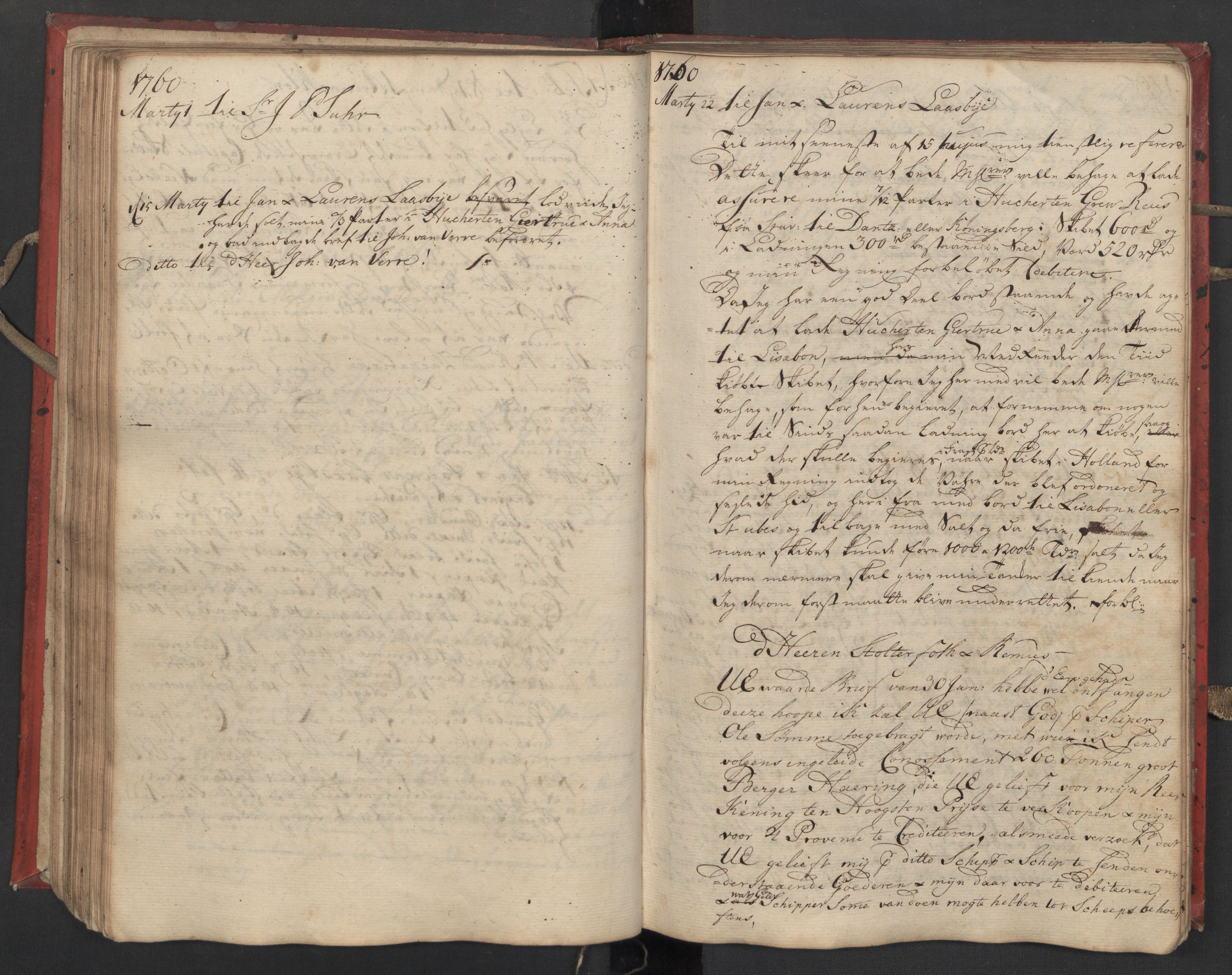 Pa 0119 - Smith, Lauritz Andersen og Lauritz Lauritzen, SAST/A-100231/O/L0002: Kopibok, 1755-1766, p. 92