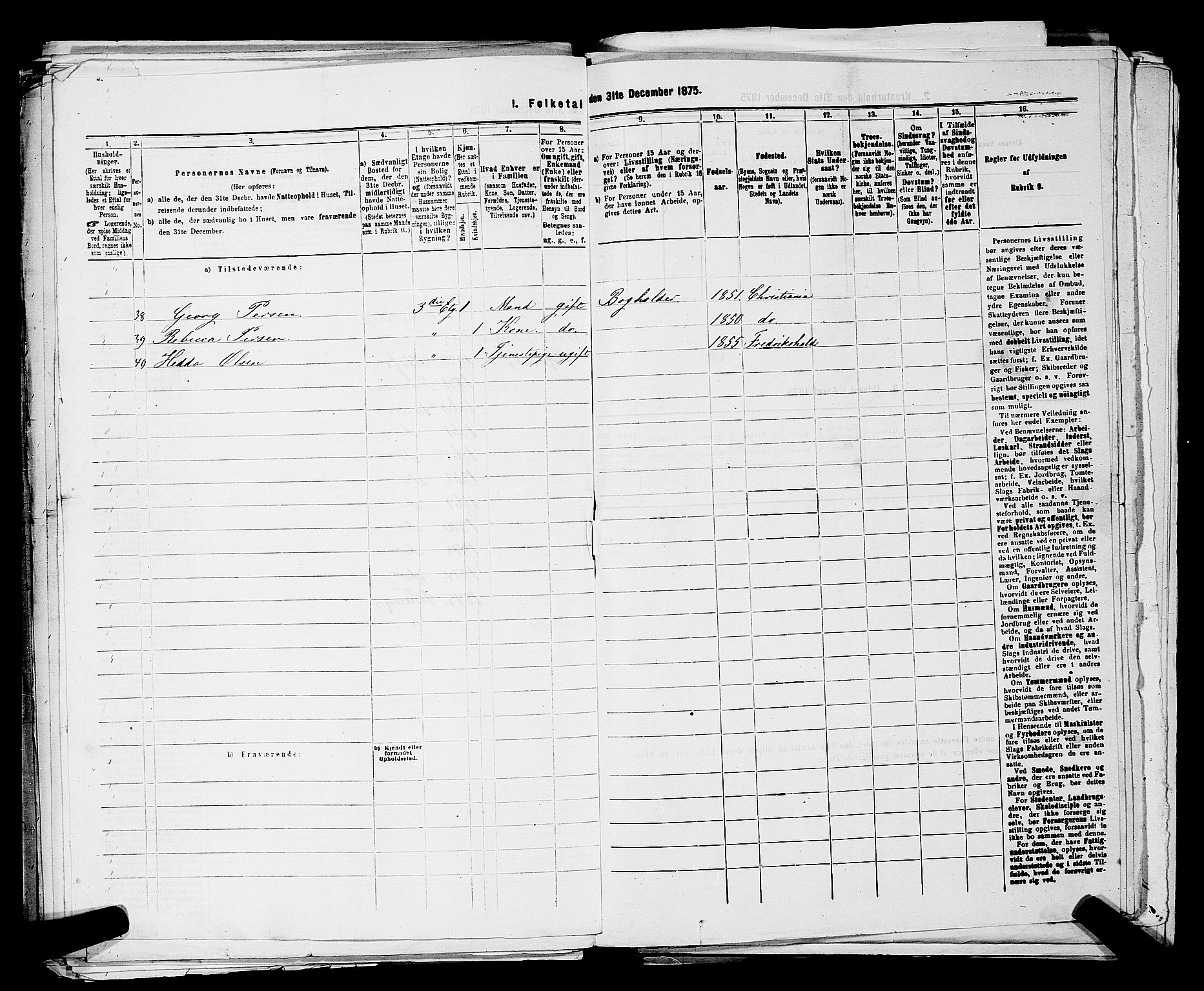 RA, 1875 census for 0301 Kristiania, 1875, p. 338