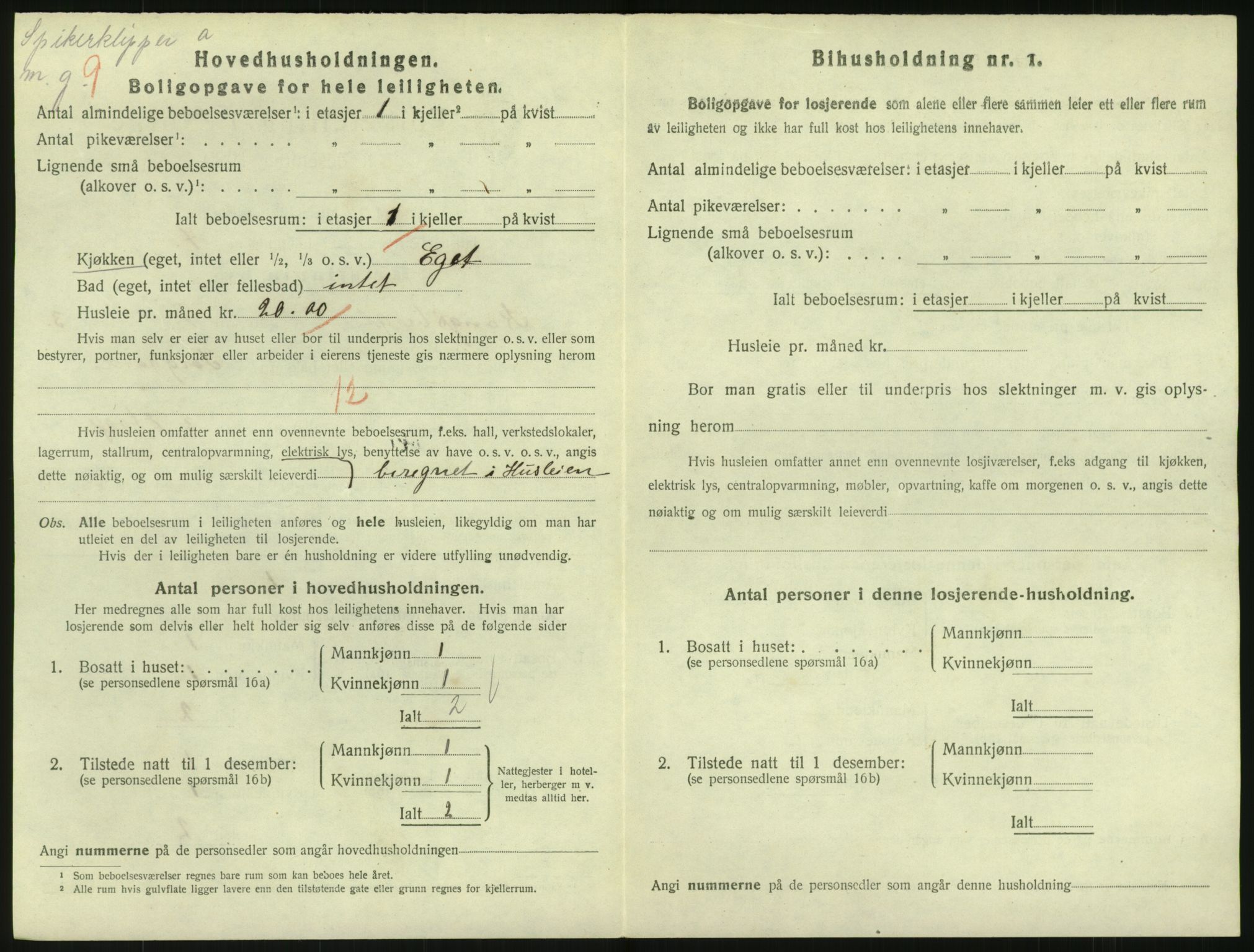 SAO, 1920 census for Kristiania, 1920, p. 53889