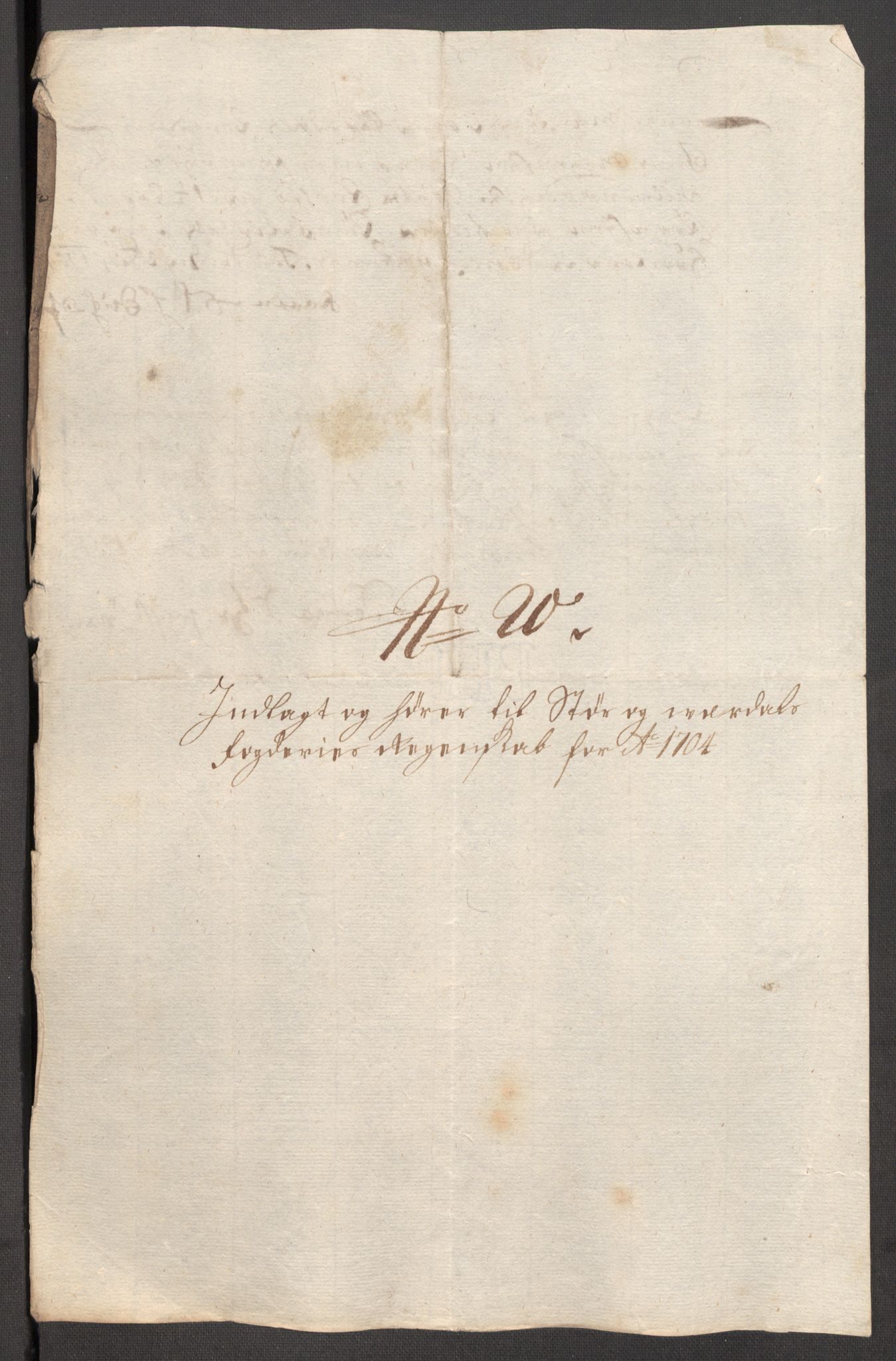 Rentekammeret inntil 1814, Reviderte regnskaper, Fogderegnskap, AV/RA-EA-4092/R62/L4195: Fogderegnskap Stjørdal og Verdal, 1704, p. 202