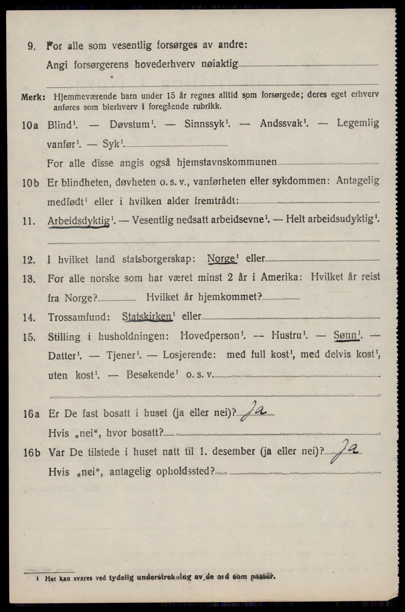 SAST, 1920 census for Rennesøy, 1920, p. 1941