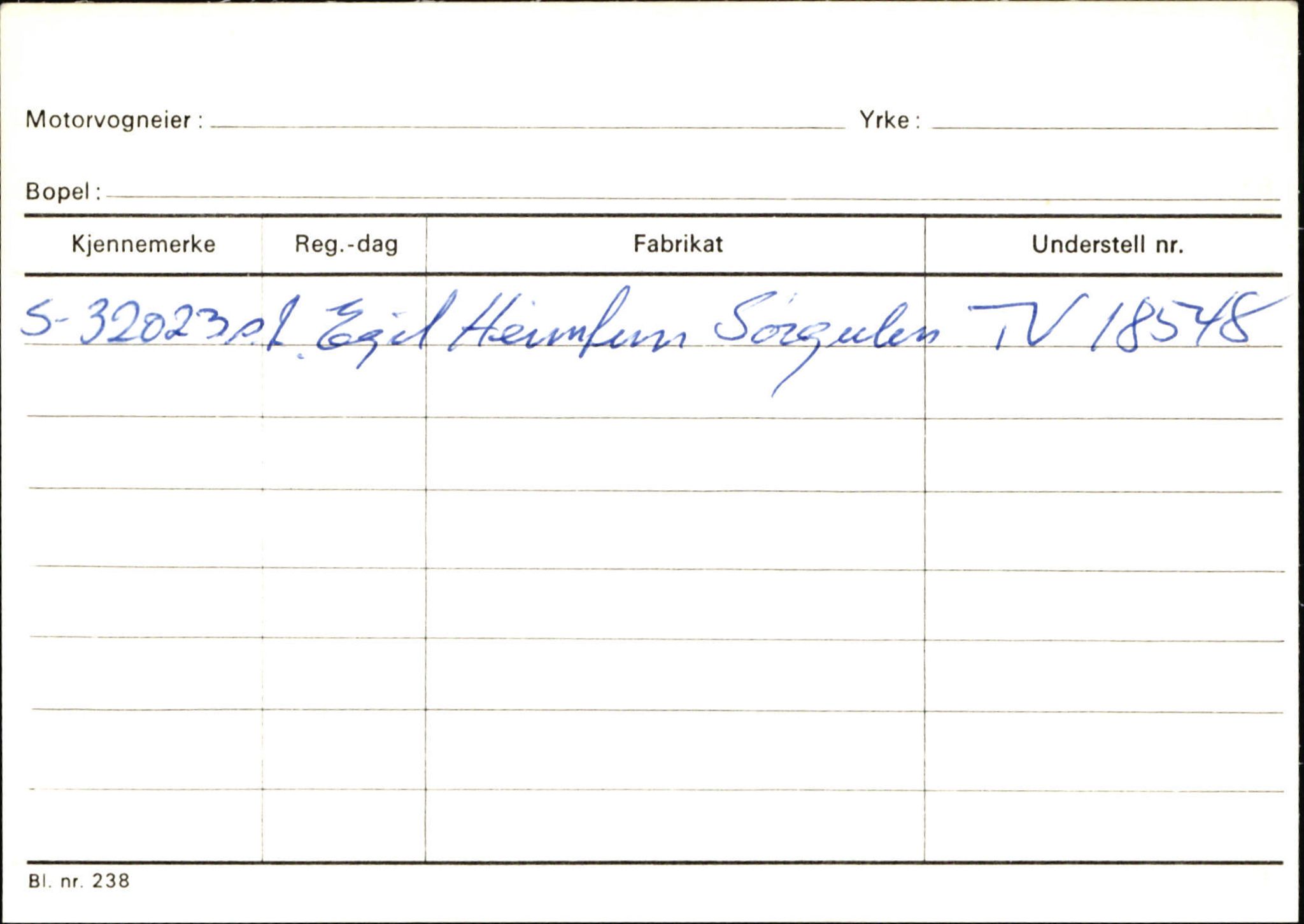 Statens vegvesen, Sogn og Fjordane vegkontor, AV/SAB-A-5301/4/F/L0130: Eigarregister Eid T-Å. Høyanger A-O, 1945-1975, p. 2031