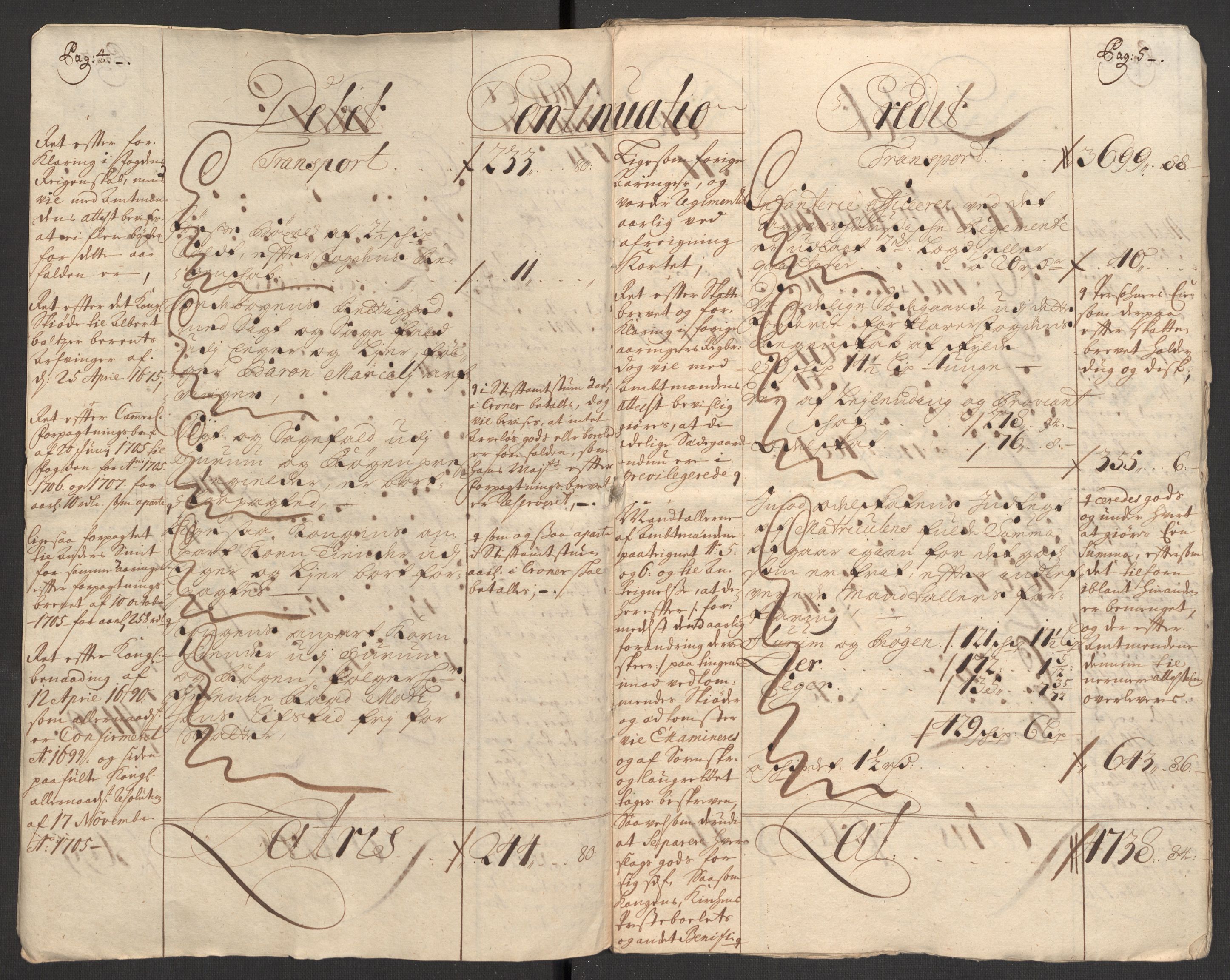 Rentekammeret inntil 1814, Reviderte regnskaper, Fogderegnskap, AV/RA-EA-4092/R30/L1700: Fogderegnskap Hurum, Røyken, Eiker og Lier, 1704-1705, p. 242