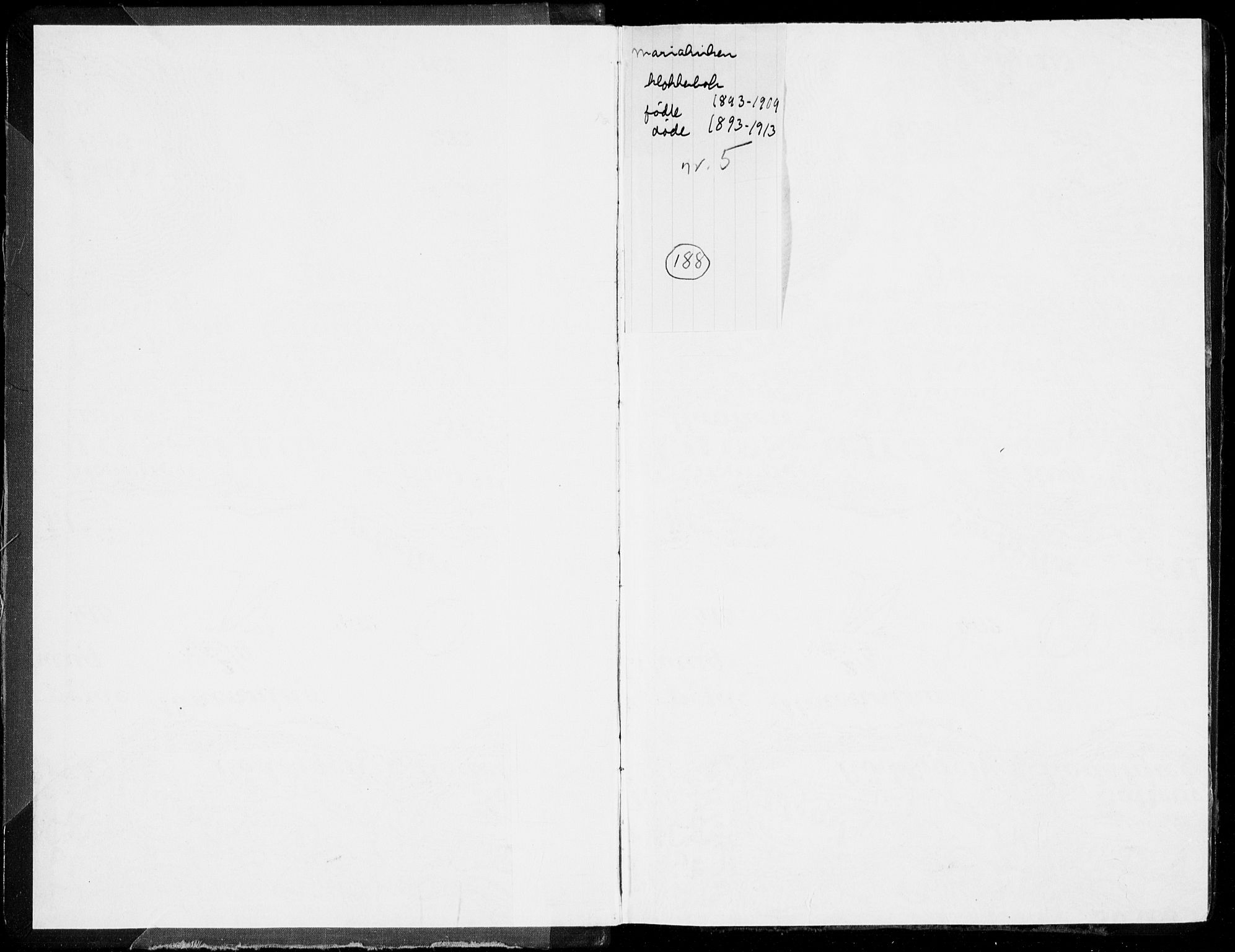 Mariakirken Sokneprestembete, SAB/A-76901/H/Hab/L0005: Parish register (copy) no. A 5, 1893-1913