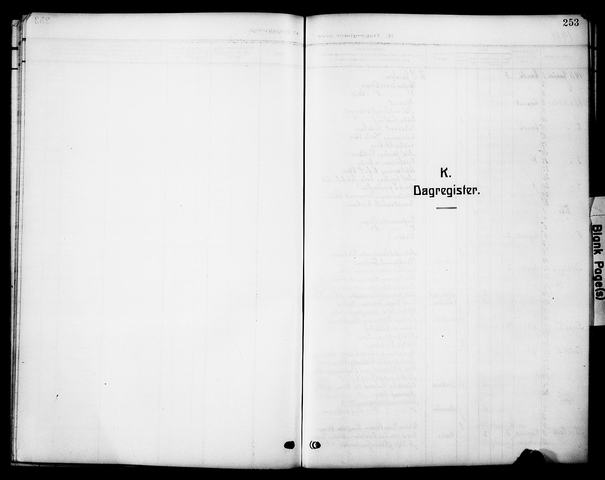 Grue prestekontor, SAH/PREST-036/H/Ha/Haa/L0015: Parish register (official) no. 15, 1911-1922, p. 253