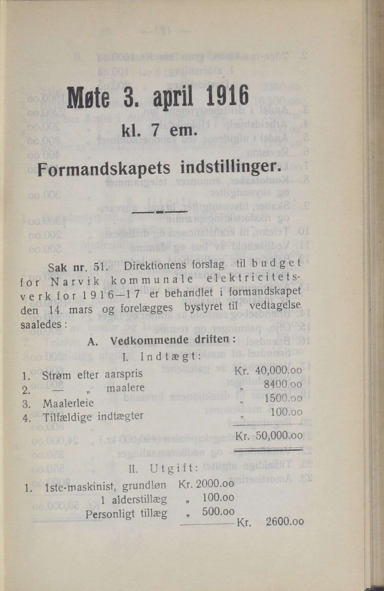 Narvik kommune. Formannskap , AIN/K-18050.150/A/Ab/L0006: Møtebok, 1916