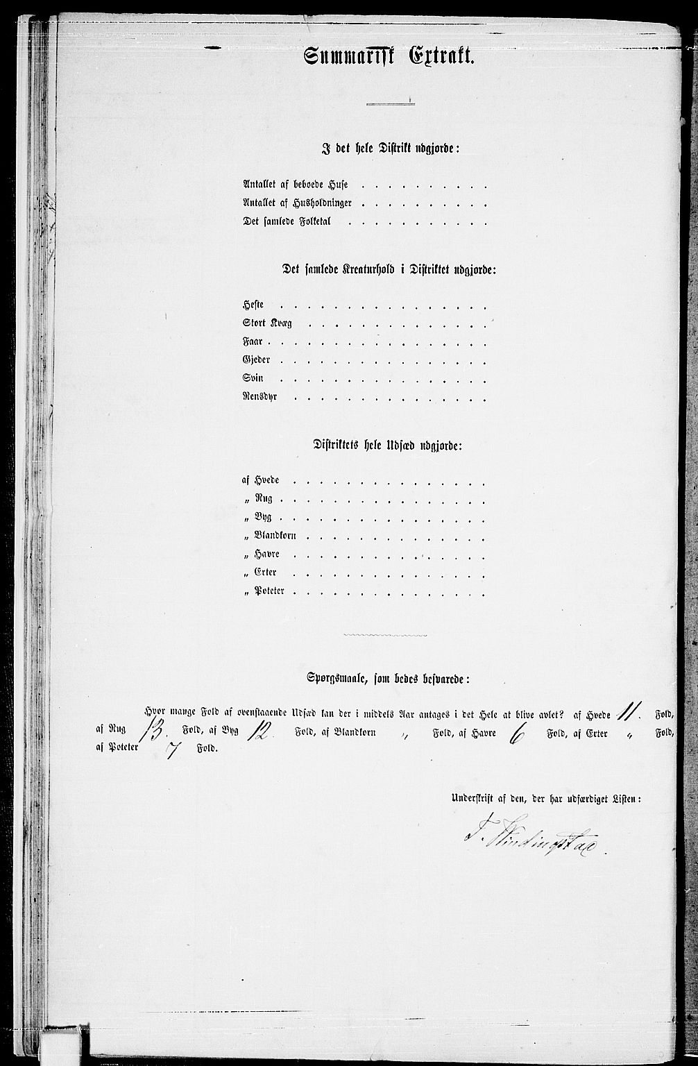 RA, 1865 census for Sandeherred/Sandeherred, 1865, p. 21