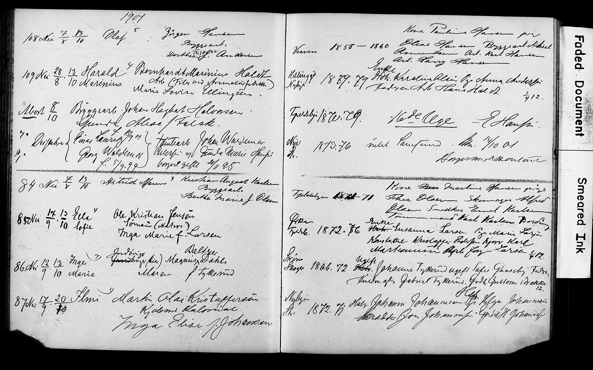 Strømsø kirkebøker, AV/SAKO-A-246/Y/Ya/L0005: Parish register draft no. I 5, 1897-1903