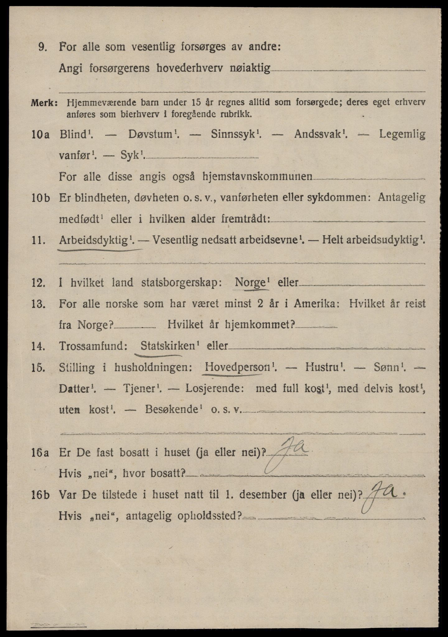 SAT, 1920 census for Norddal, 1920, p. 1440