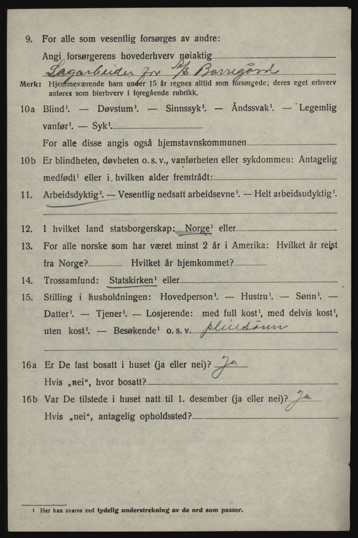 SAO, 1920 census for Skjeberg, 1920, p. 6582