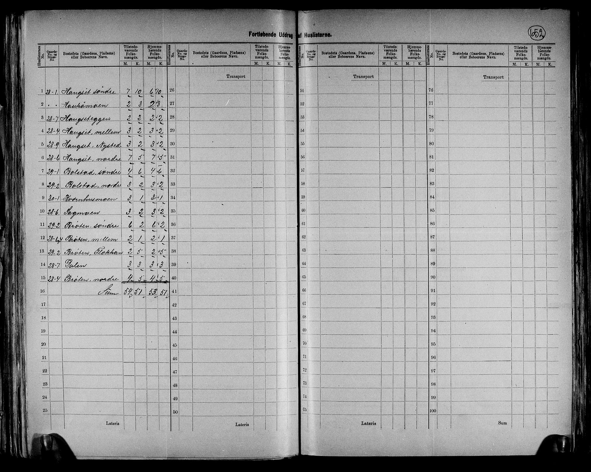 RA, 1891 census for 0433 Øvre Rendal, 1891, p. 8