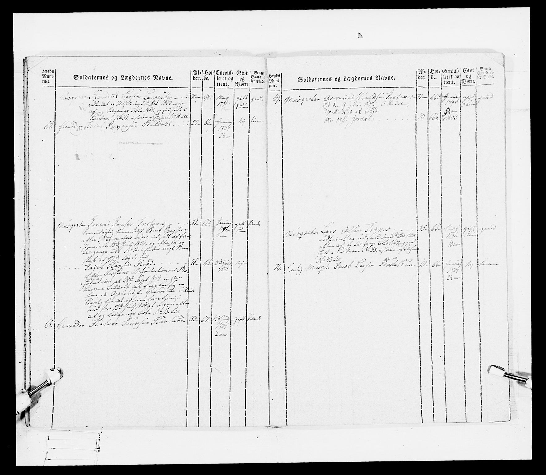 Generalitets- og kommissariatskollegiet, Det kongelige norske kommissariatskollegium, AV/RA-EA-5420/E/Eh/L0097: Bergenhusiske nasjonale infanteriregiment, 1803-1807, p. 159