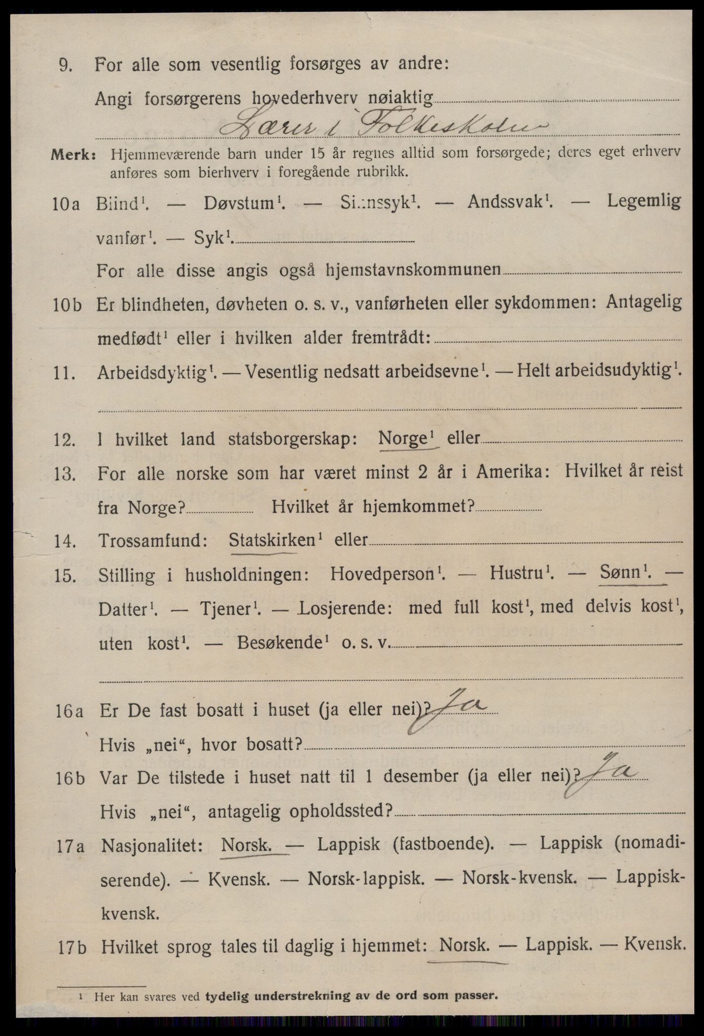 SAT, 1920 census for Stadsbygd, 1920, p. 4477