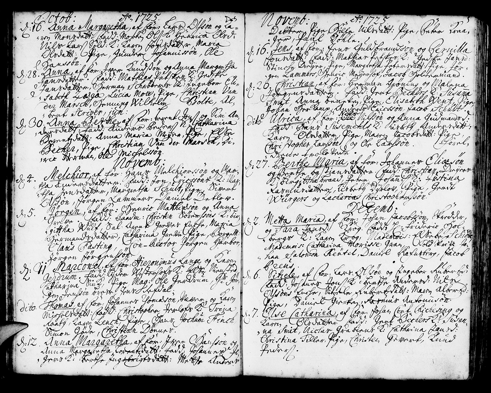 Korskirken sokneprestembete, AV/SAB-A-76101/H/Haa/L0004: Parish register (official) no. A 4, 1720-1750, p. 58