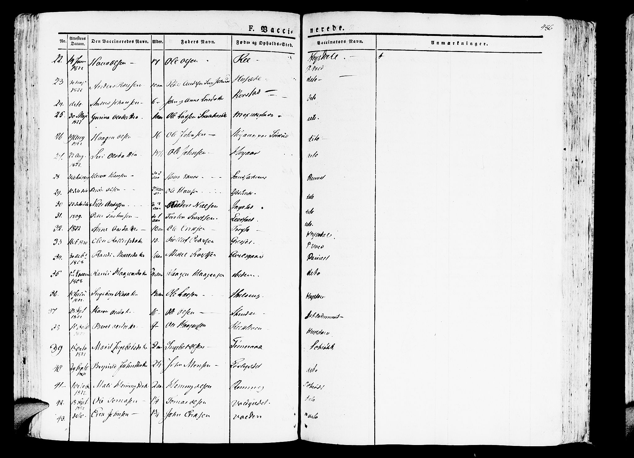 Ministerialprotokoller, klokkerbøker og fødselsregistre - Nord-Trøndelag, SAT/A-1458/709/L0070: Parish register (official) no. 709A10, 1820-1832, p. 486