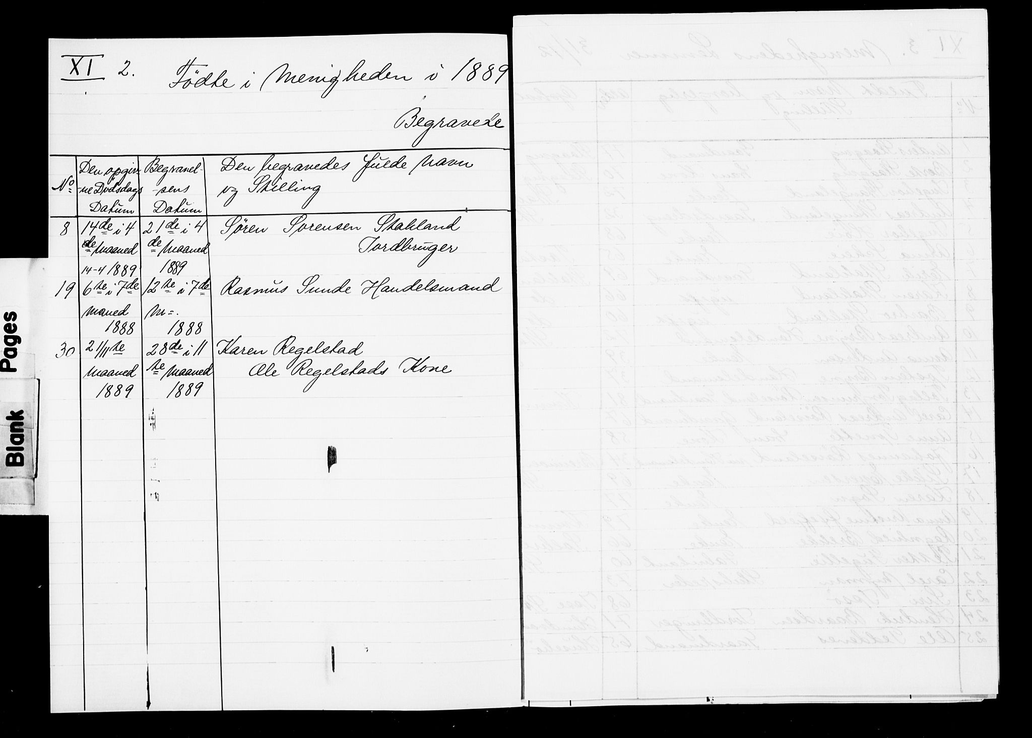 Pa 0160 - Vennenes Samfunn, Stavanger, AV/SAST-A-100269/F: Dissenter register no. -, 1840-1900